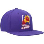 Phoenix Suns mens phoenix suns mitchell  ness purple hardwood classics team ground 2.0 snapback hat Collection | Official Suns Shop