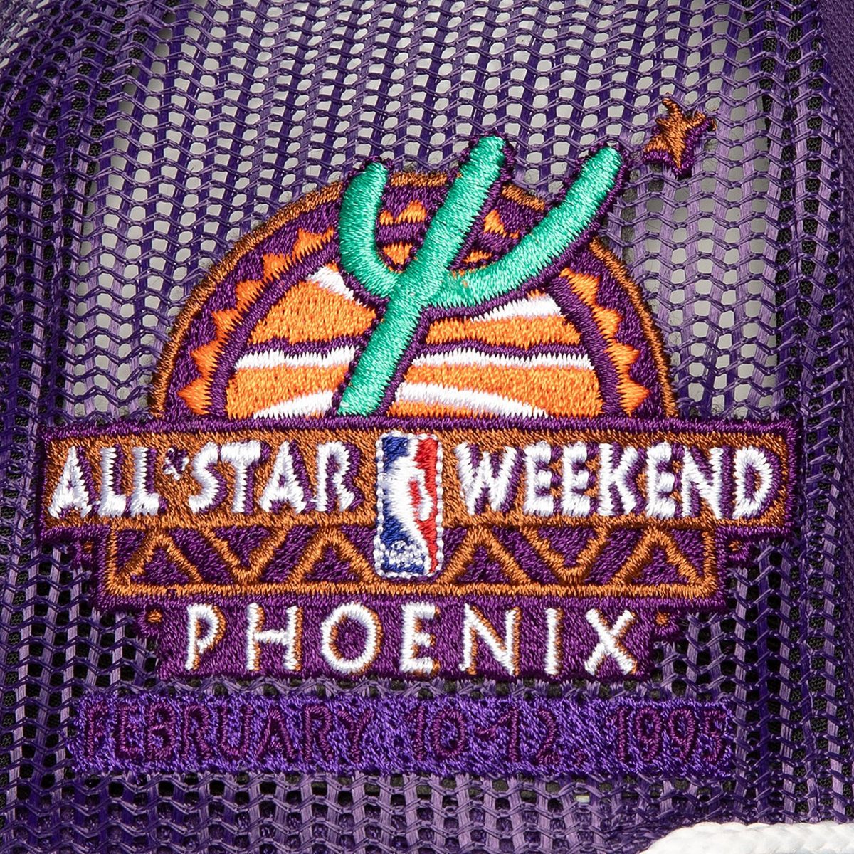 Phoenix Suns mens phoenix suns mitchell  ness purple roper meshback trucker snapback hat Collection | Official Suns Shop