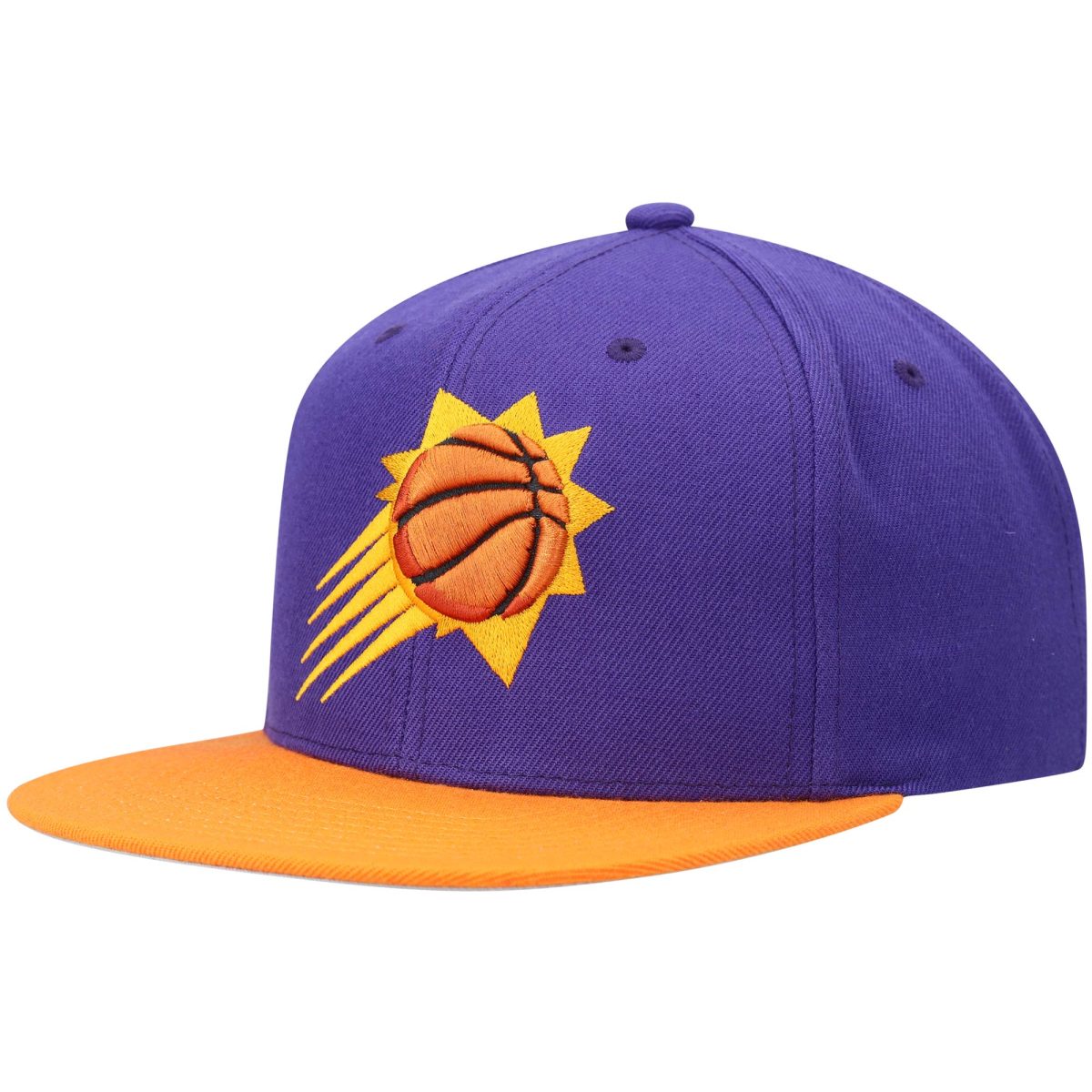 Phoenix Suns mens phoenix suns mitchell  ness purpleorange team two-tone 2.0 snapback hat Collection | Official Suns Shop