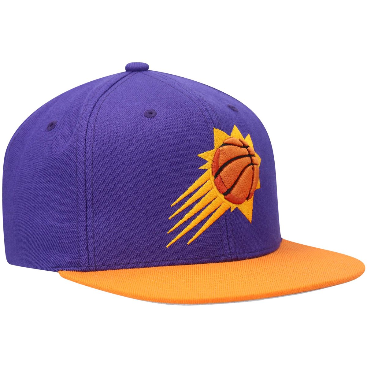 Phoenix Suns mens phoenix suns mitchell  ness purpleorange team two-tone 2.0 snapback hat Collection | Official Suns Shop