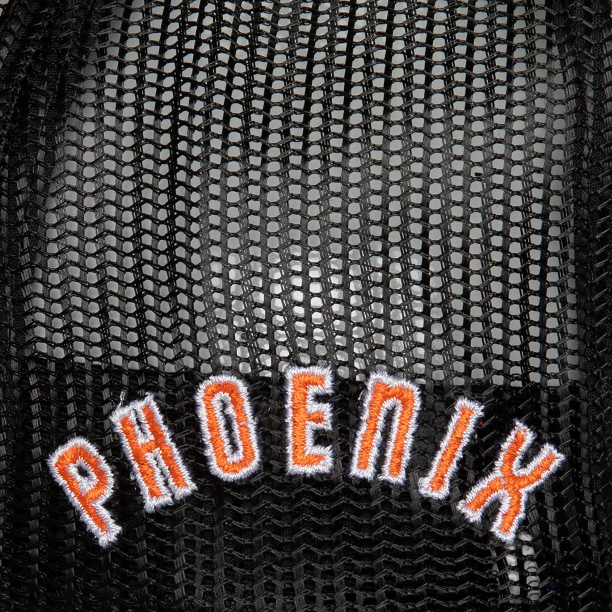 Phoenix Suns mens phoenix suns mitchell  ness white hardwood classics blocker foam front trucker snapback hat Collection | Official Suns Shop