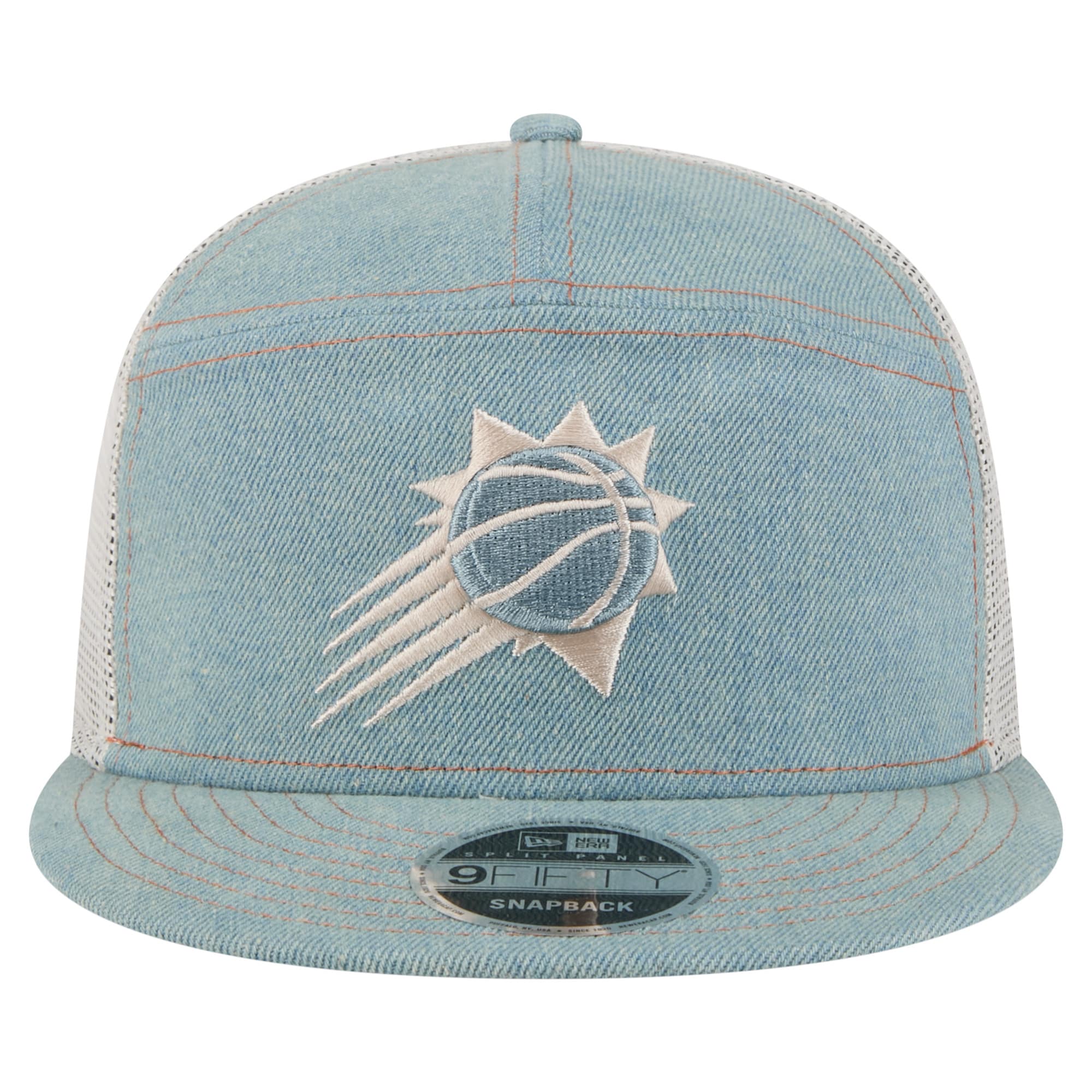 Phoenix Suns mens phoenix suns new era adventure denim split panel 9fifty snapback trucker hat Collection | Official Suns Shop