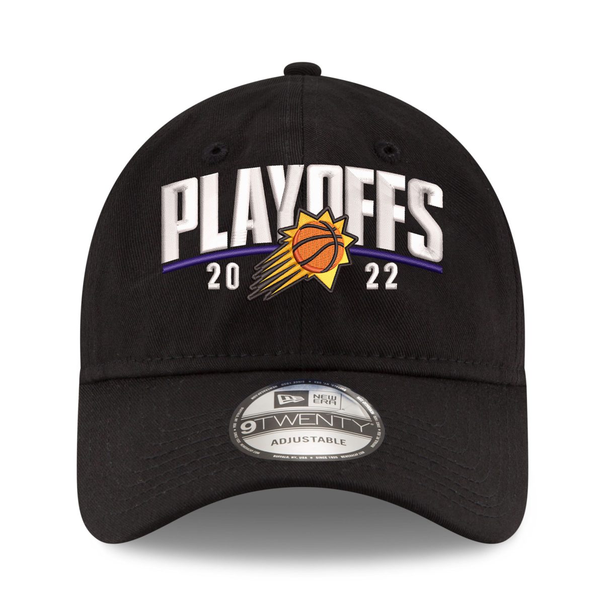 Phoenix Suns mens phoenix suns new era black 2022 nba playoffs arch 9twenty adjustable hat Collection | Official Suns Shop