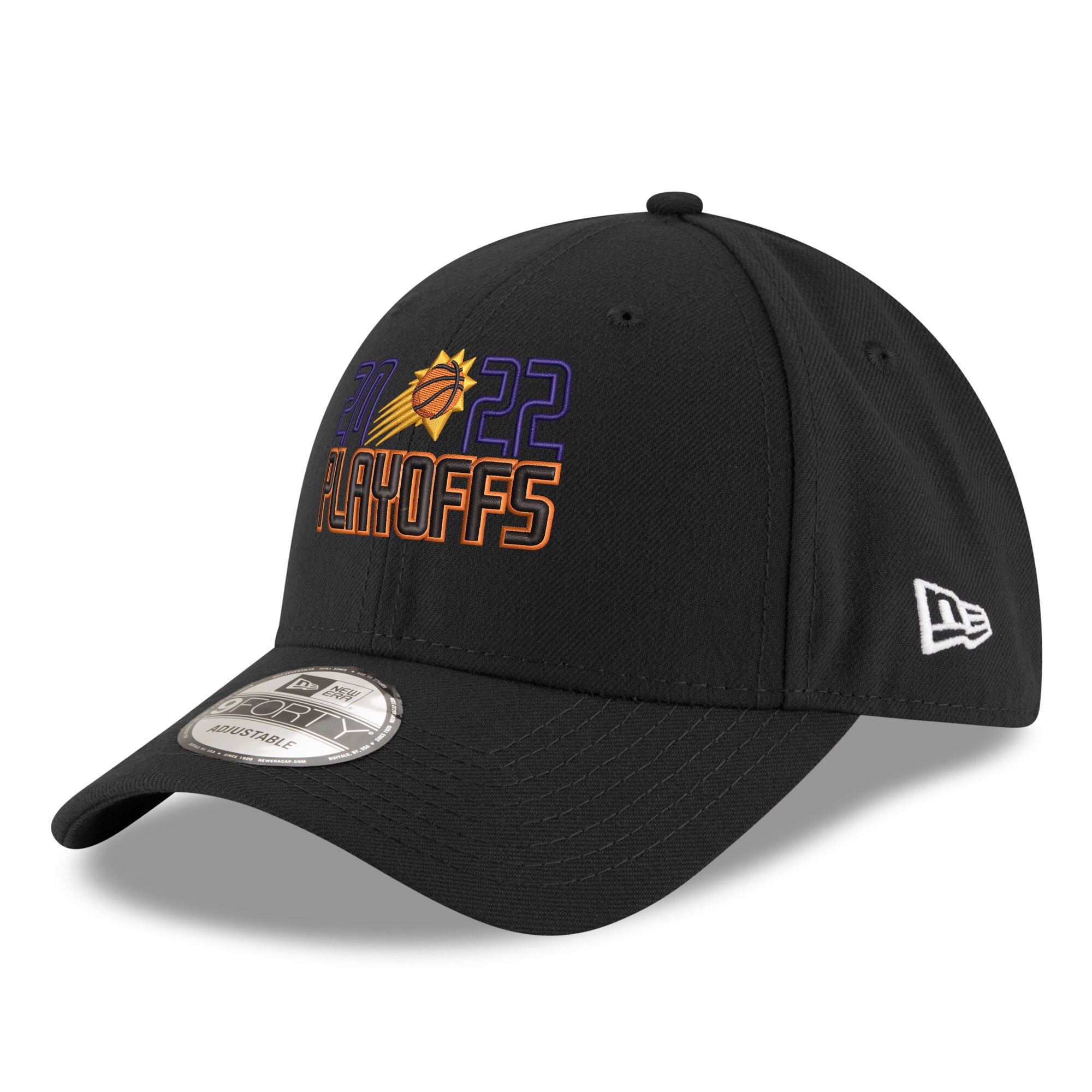 Phoenix Suns mens phoenix suns new era black 2022 nba playoffs bubble letter 9forty adjustable hat Collection | Official Suns Shop
