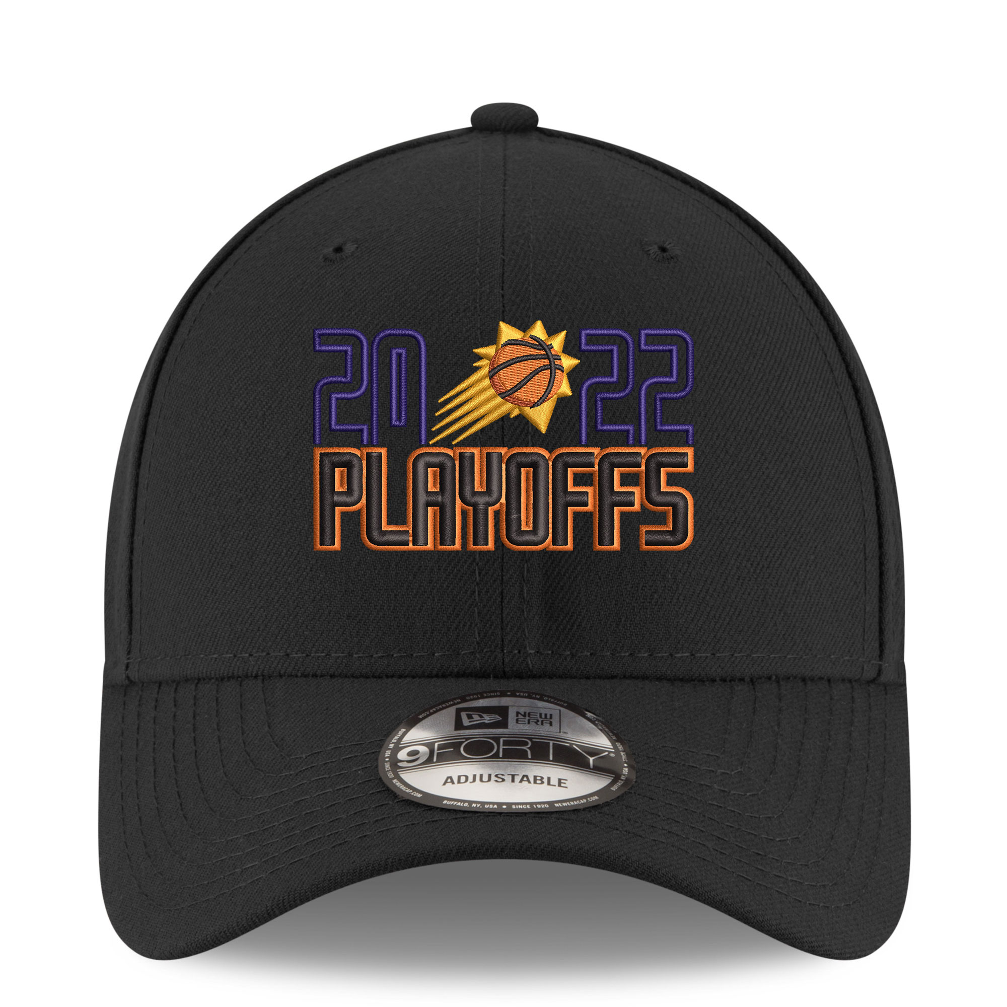 Phoenix Suns mens phoenix suns new era black 2022 nba playoffs bubble letter 9forty adjustable hat Collection | Official Suns Shop
