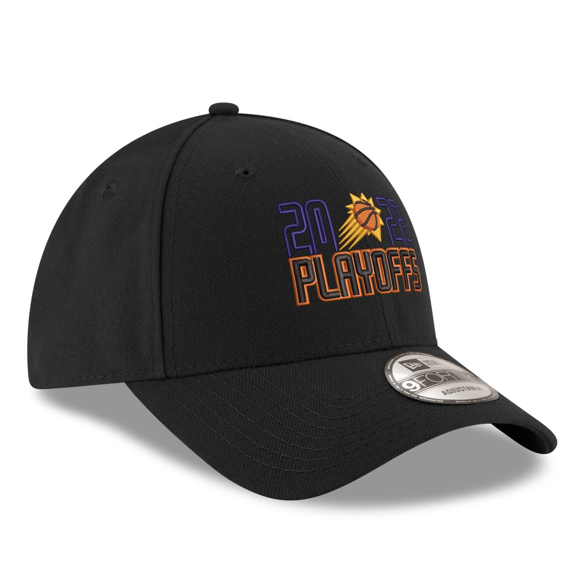 Phoenix Suns mens phoenix suns new era black 2022 nba playoffs bubble letter 9forty adjustable hat Collection | Official Suns Shop