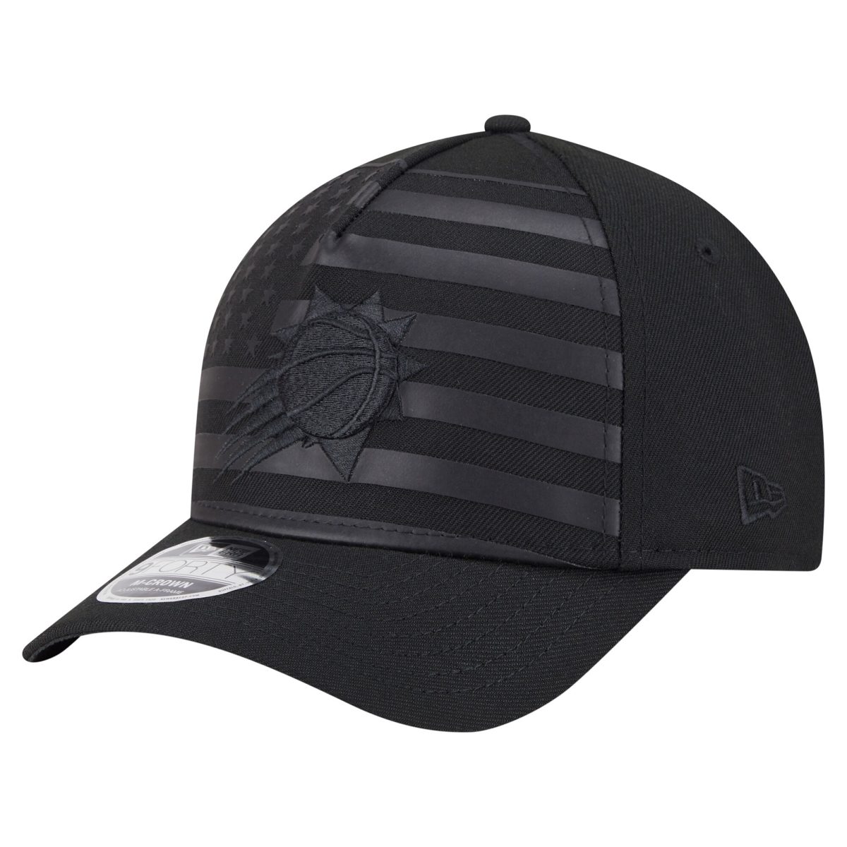 Phoenix Suns mens phoenix suns new era black game day flag a-frame 9forty adjustable hat Collection | Official Suns Shop