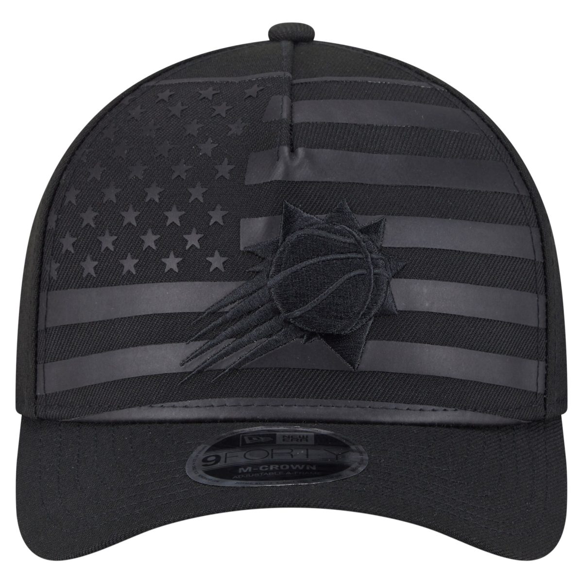Phoenix Suns mens phoenix suns new era black game day flag a-frame 9forty adjustable hat Collection | Official Suns Shop