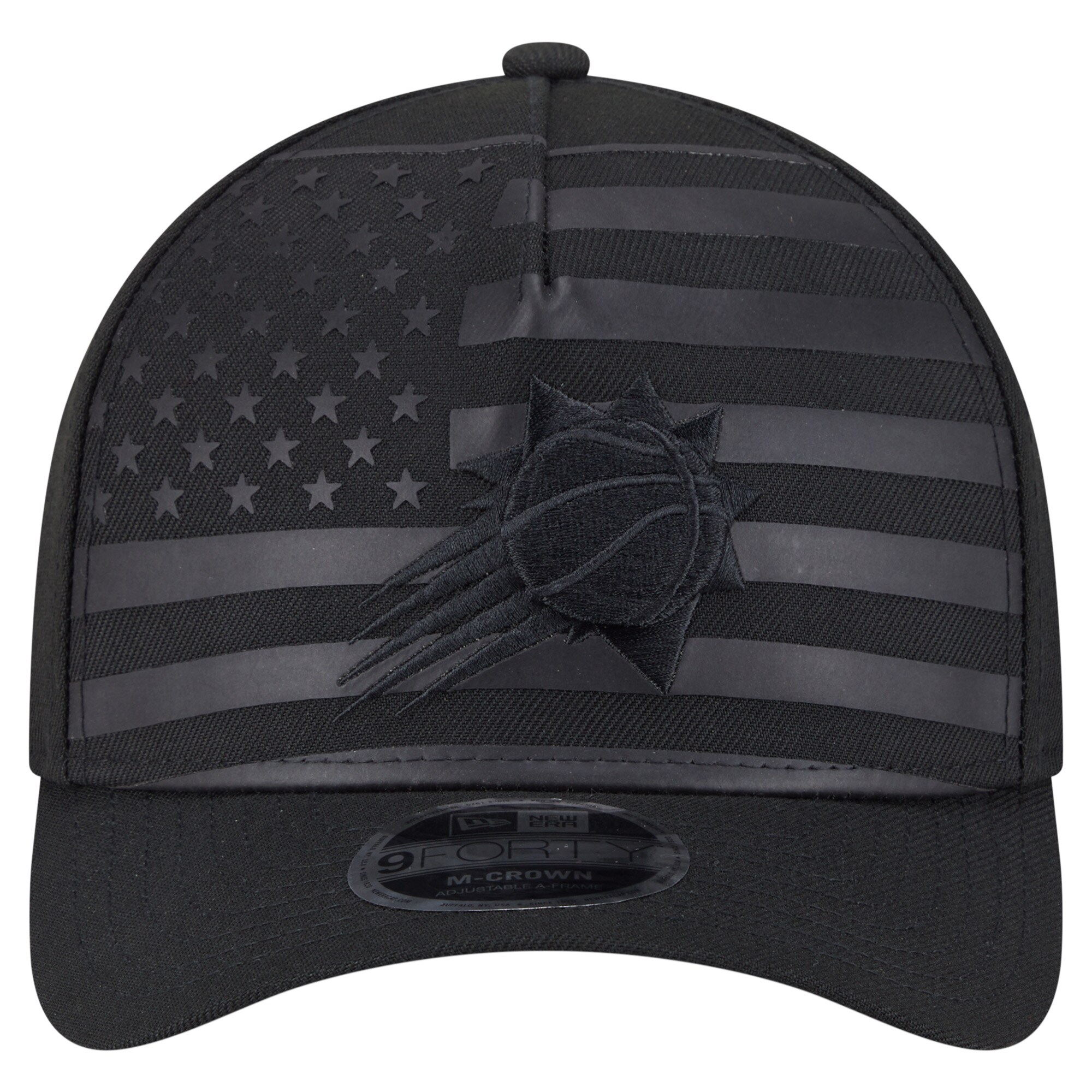 Phoenix Suns mens phoenix suns new era black game day flag a-frame 9forty adjustable hat Collection | Official Suns Shop