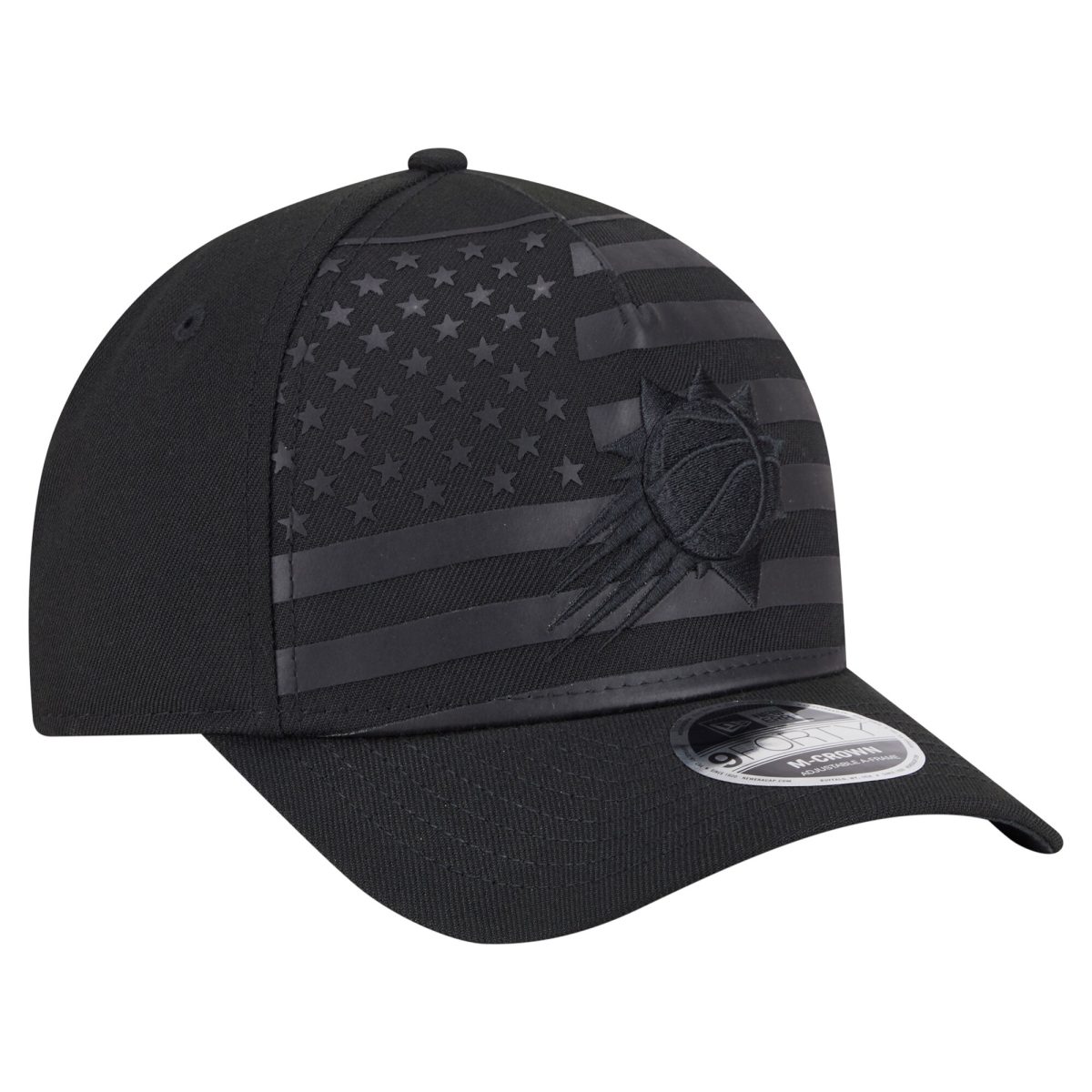 Phoenix Suns mens phoenix suns new era black game day flag a-frame 9forty adjustable hat Collection | Official Suns Shop