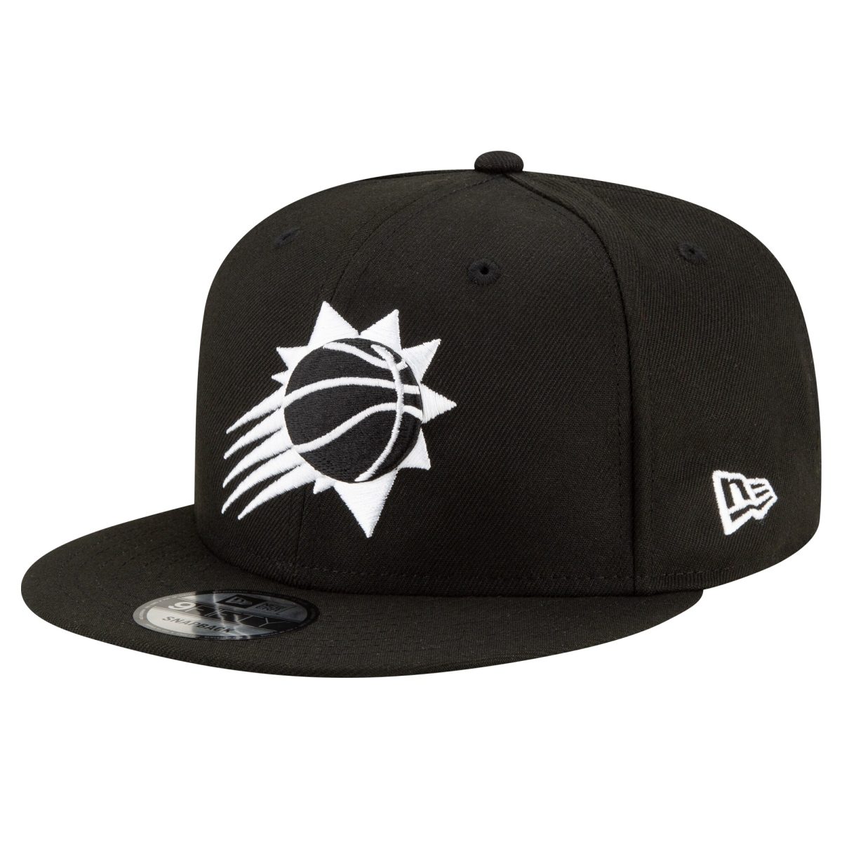 Phoenix Suns mens phoenix suns new era black  white 9fifty snapback hat Collection | Official Suns Shop