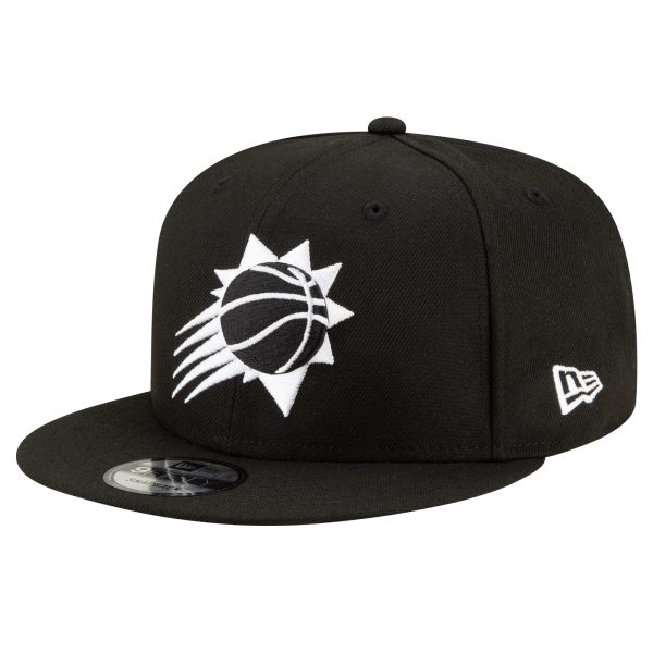 Phoenix Suns mens phoenix suns new era black  white 9fifty snapback hat Collection | Official Suns Shop