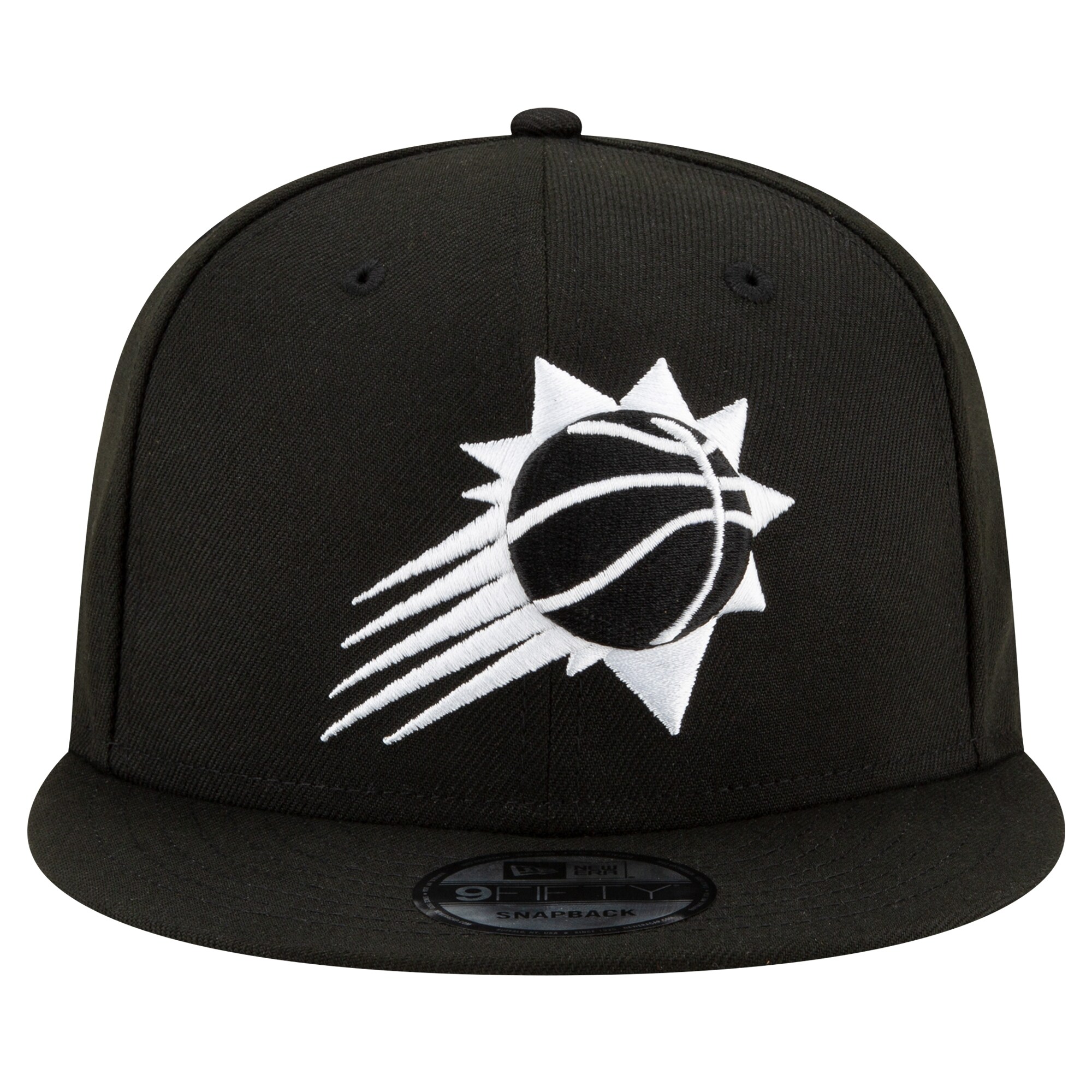 Phoenix Suns mens phoenix suns new era black  white 9fifty snapback hat Collection | Official Suns Shop