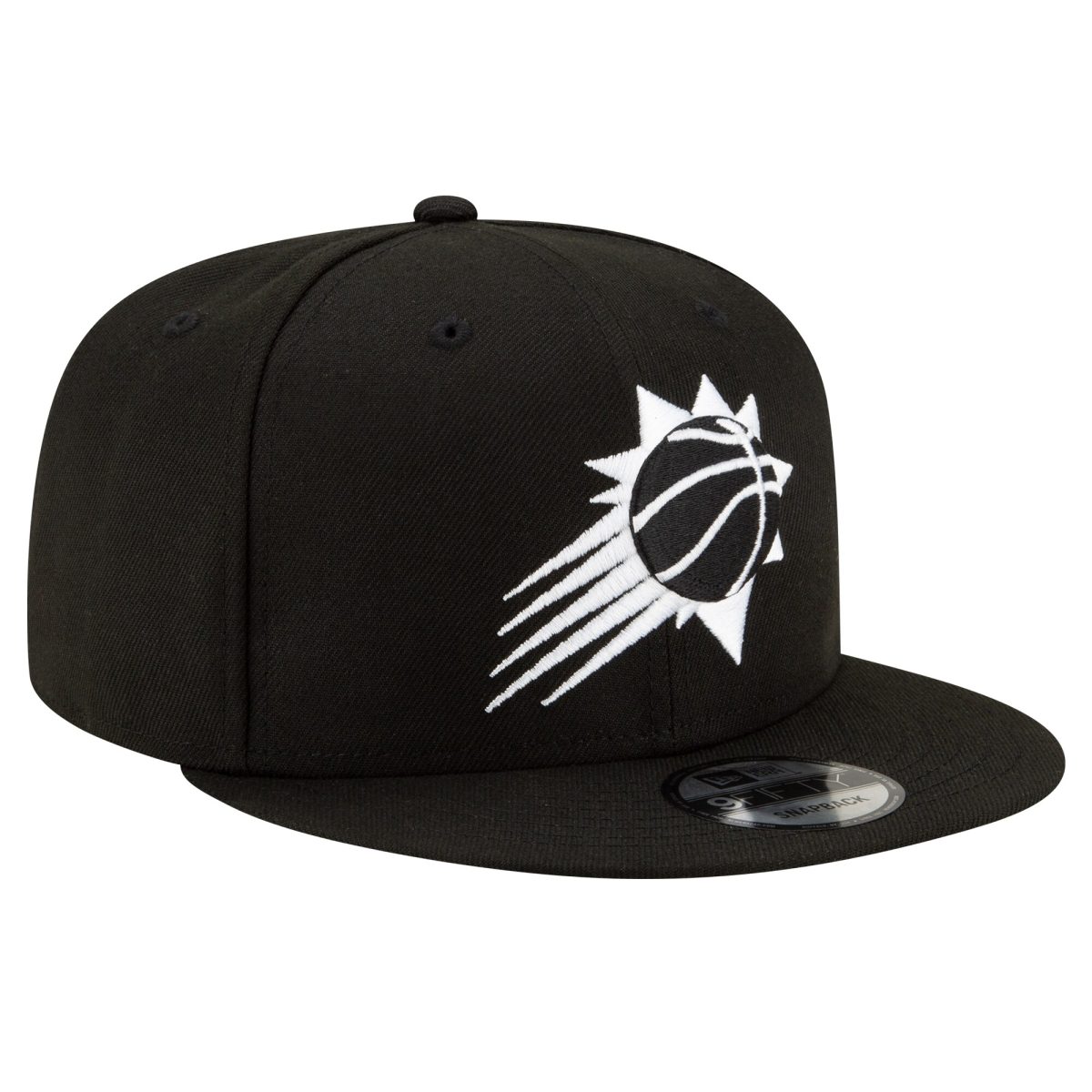 Phoenix Suns mens phoenix suns new era black  white 9fifty snapback hat Collection | Official Suns Shop