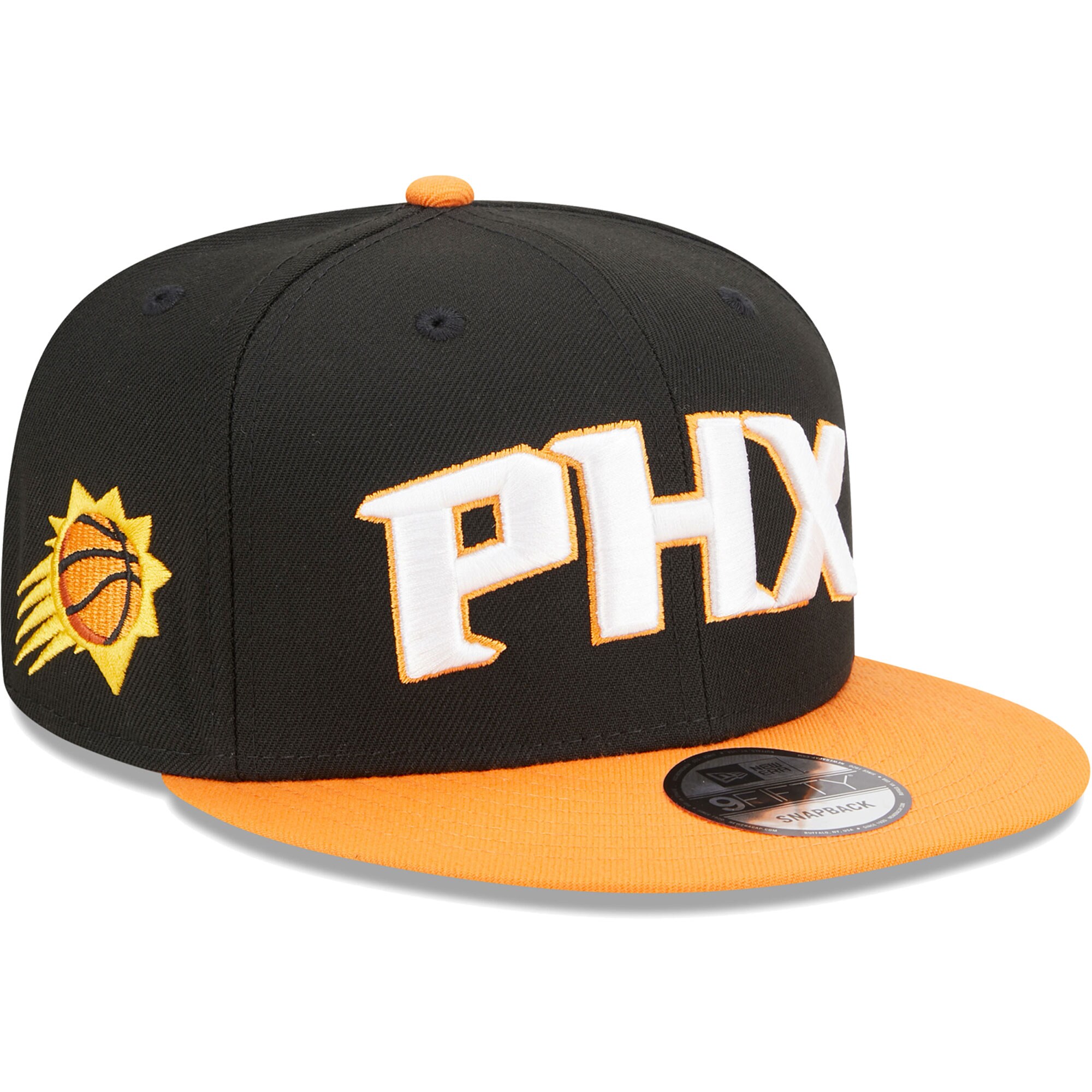 Phoenix Suns mens phoenix suns new era blackorange jersey hook statement edition 9fifty snapback hat Collection | Official Suns Shop