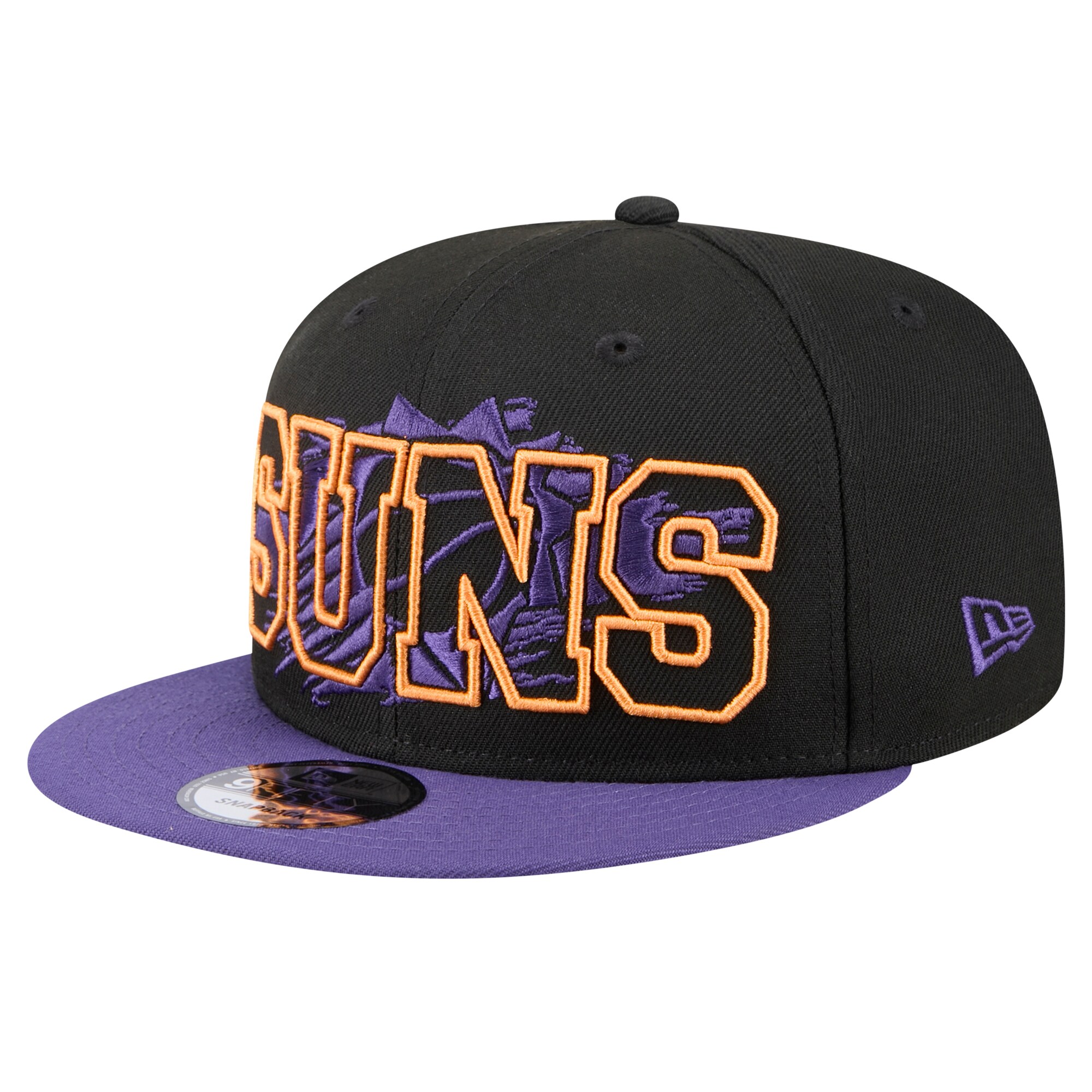 Phoenix Suns mens phoenix suns new era blackpurple sport night splatter 2-tone 9fifty snapback hat Collection | Official Suns Shop