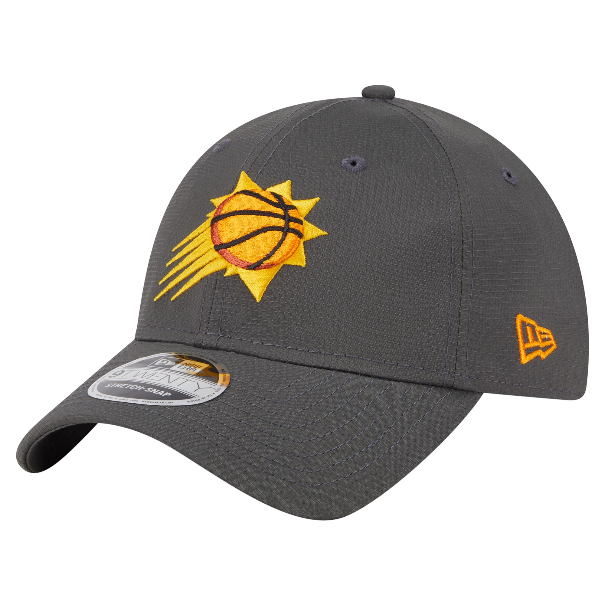 Phoenix Suns mens phoenix suns new era charcoal active ripstop 9twenty adjustable hat Collection | Official Suns Shop