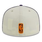 Phoenix Suns mens phoenix suns new era creampurple piping 2-tone 59fifty fitted hat Collection | Official Suns Shop