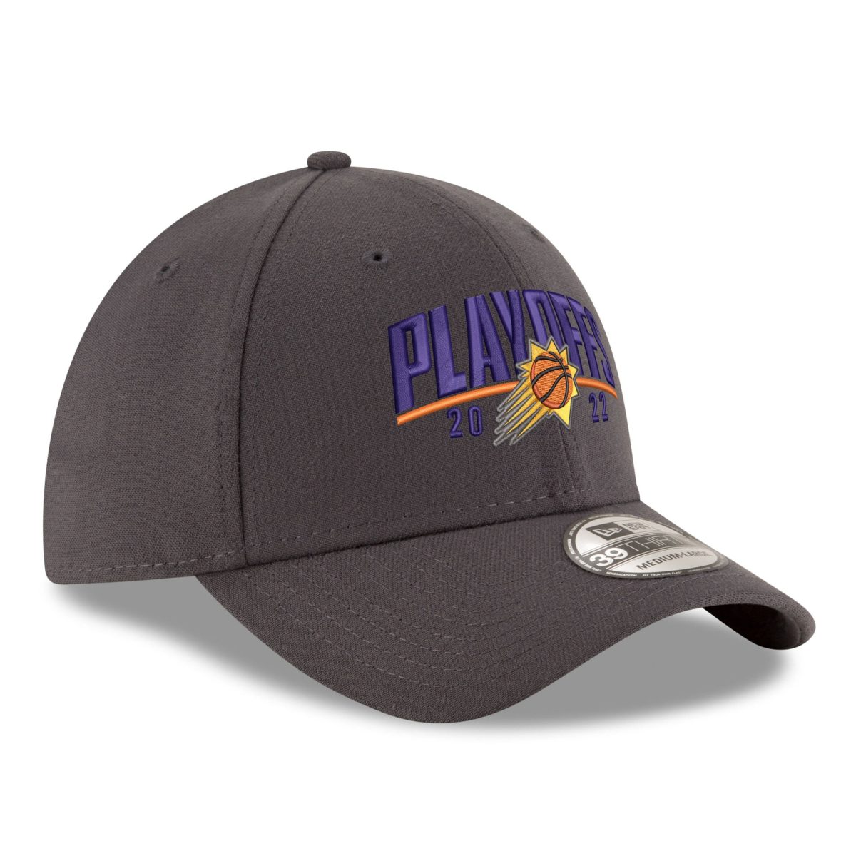 Phoenix Suns mens phoenix suns new era gray 2022 nba playoffs arch 39thirty flex hat Collection | Official Suns Shop