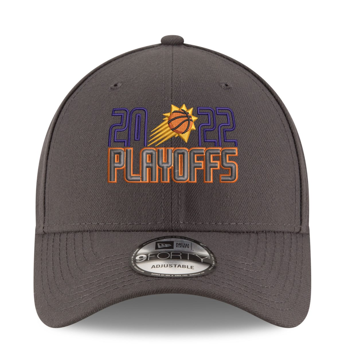Phoenix Suns mens phoenix suns new era gray 2022 nba playoffs bubble letter 9forty adjustable hat Collection | Official Suns Shop
