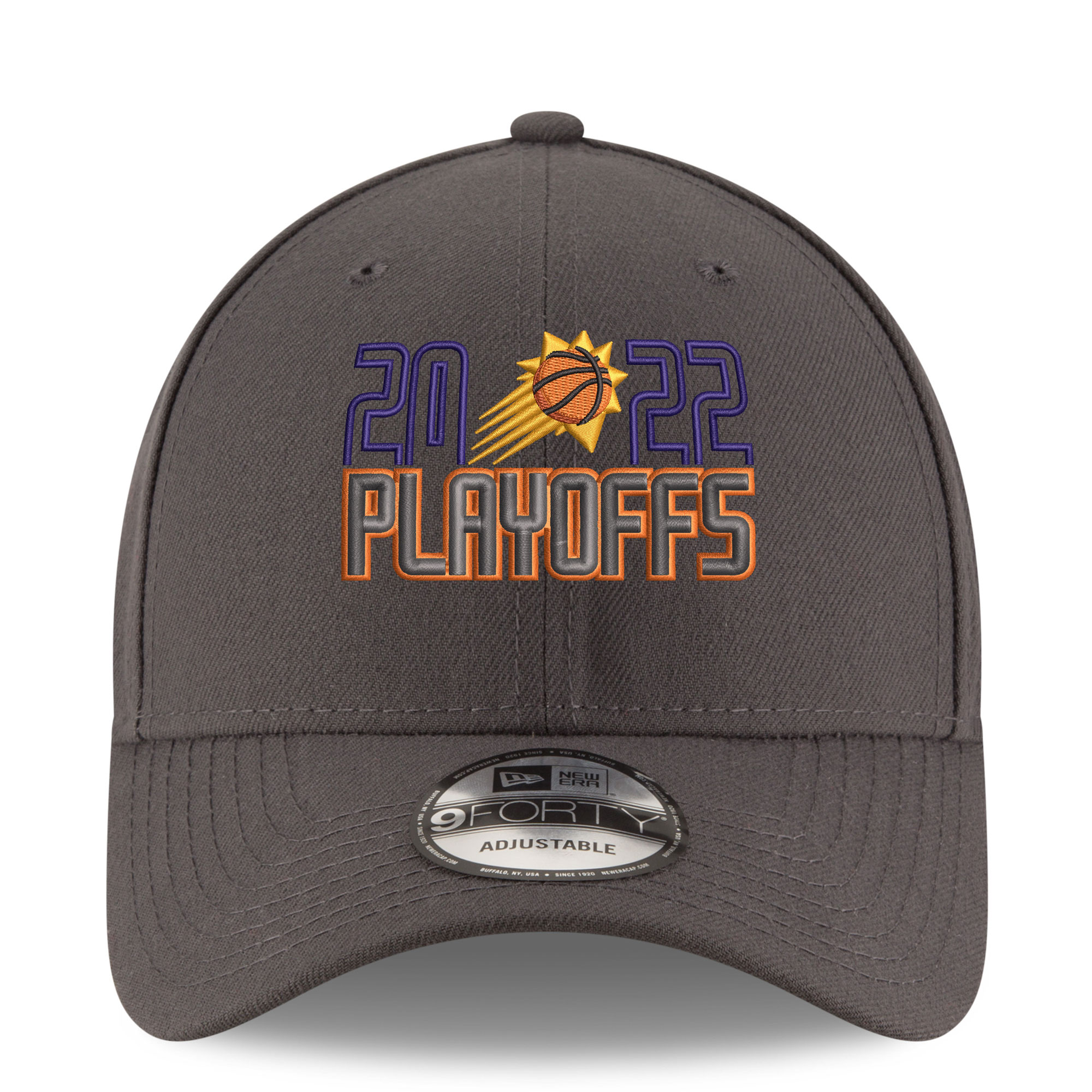 Phoenix Suns mens phoenix suns new era gray 2022 nba playoffs bubble letter 9forty adjustable hat Collection | Official Suns Shop