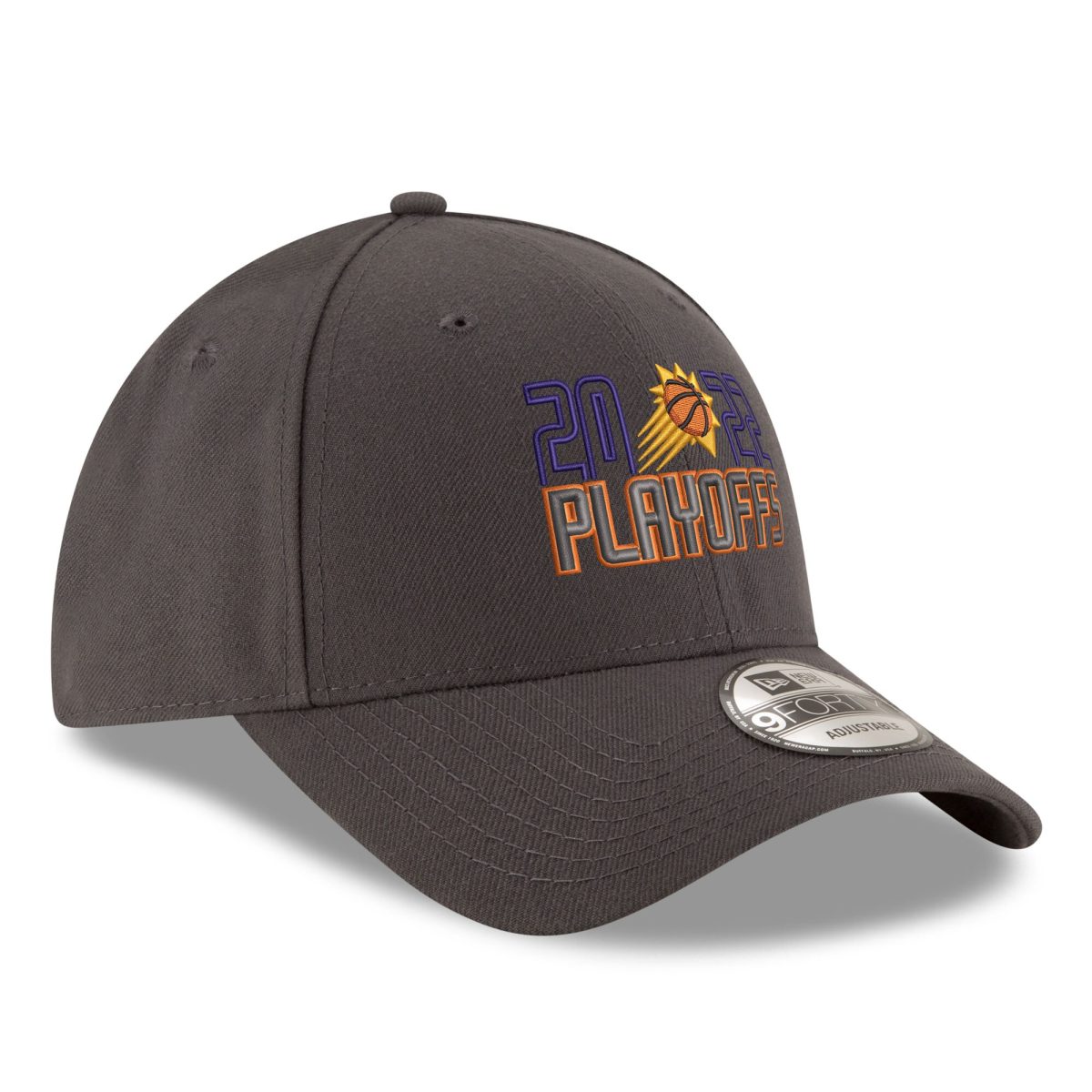 Phoenix Suns mens phoenix suns new era gray 2022 nba playoffs bubble letter 9forty adjustable hat Collection | Official Suns Shop