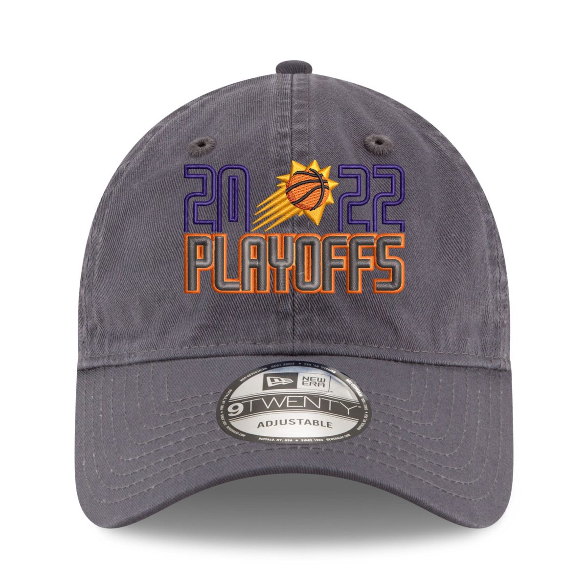 Phoenix Suns mens phoenix suns new era gray 2022 nba playoffs bubble letter 9twenty adjustable hat Collection | Official Suns Shop
