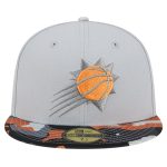 Phoenix Suns mens phoenix suns new era gray active color camo visor 59fifty fitted hat Collection | Official Suns Shop