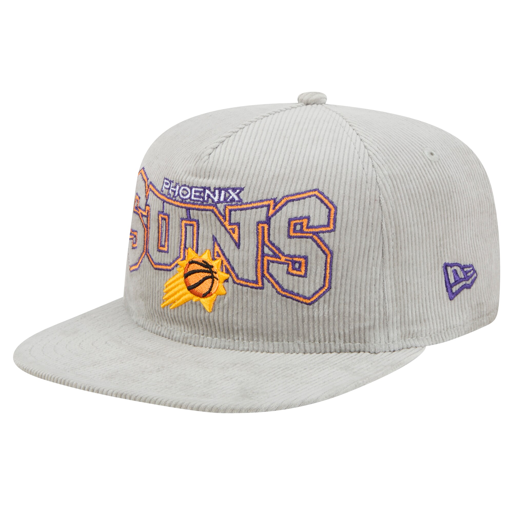 Phoenix Suns mens phoenix suns new era gray throwback corduroy golfer snapback hat Collection | Official Suns Shop