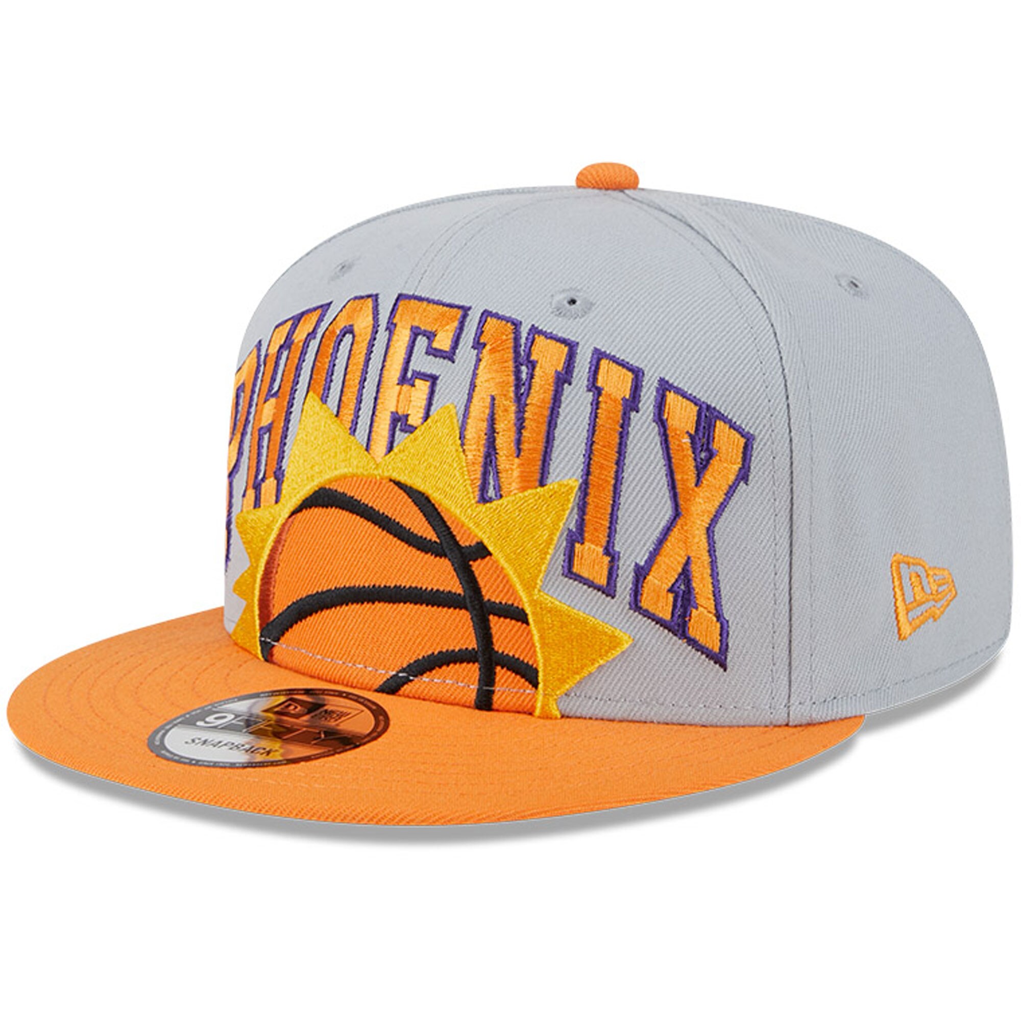 Phoenix Suns mens phoenix suns new era grayorange tip-off two-tone 9fifty snapback hat Collection | Official Suns Shop