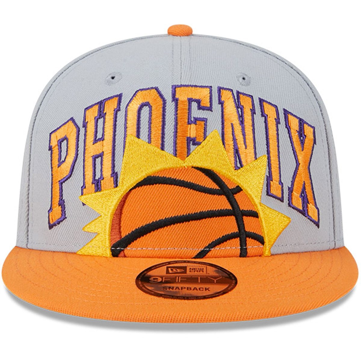 Phoenix Suns mens phoenix suns new era grayorange tip-off two-tone 9fifty snapback hat Collection | Official Suns Shop