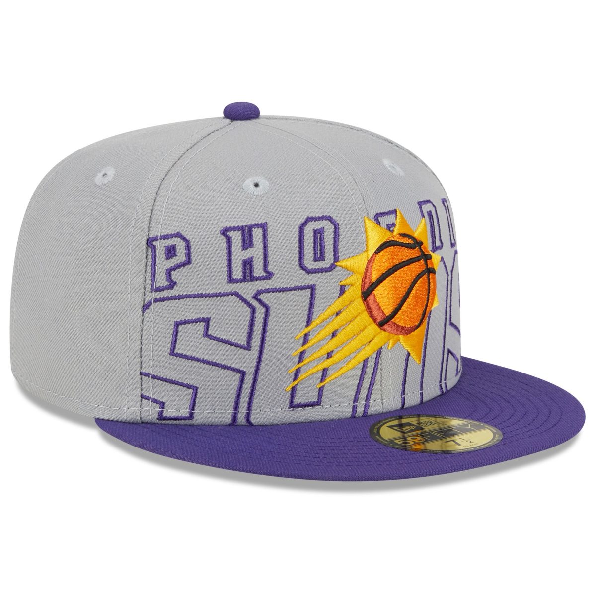 Phoenix Suns mens phoenix suns new era graypurple 2023 nba draft two-tone 59fifty fitted hat Collection | Official Suns Shop
