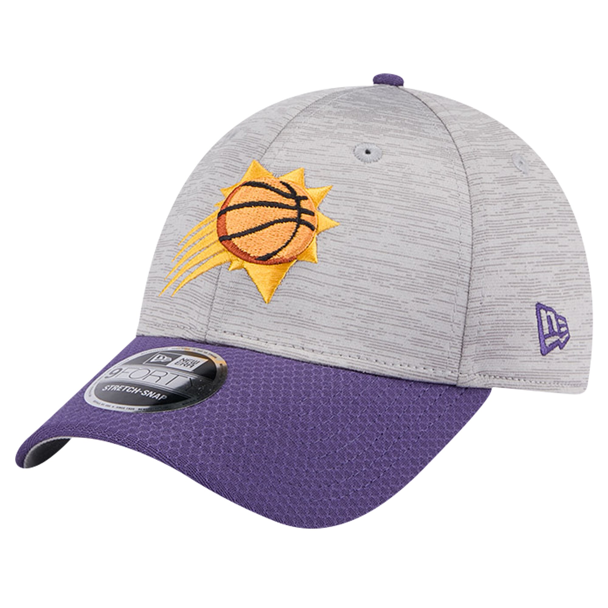 Phoenix Suns mens phoenix suns new era heather graypurple active digi-tech two-tone 9forty adjustable hat Collection | Official Suns Shop