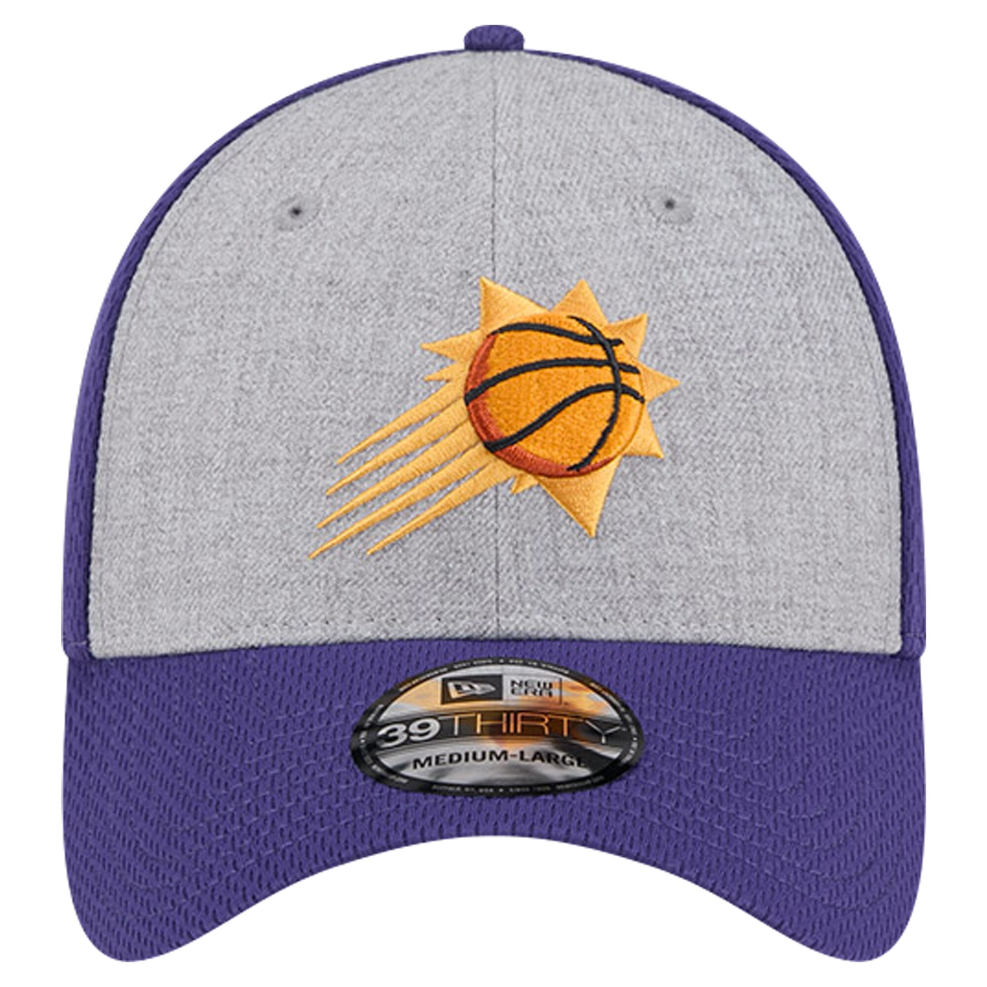 Phoenix Suns mens phoenix suns new era heather graypurple two-tone 39thirty flex hat Collection | Official Suns Shop