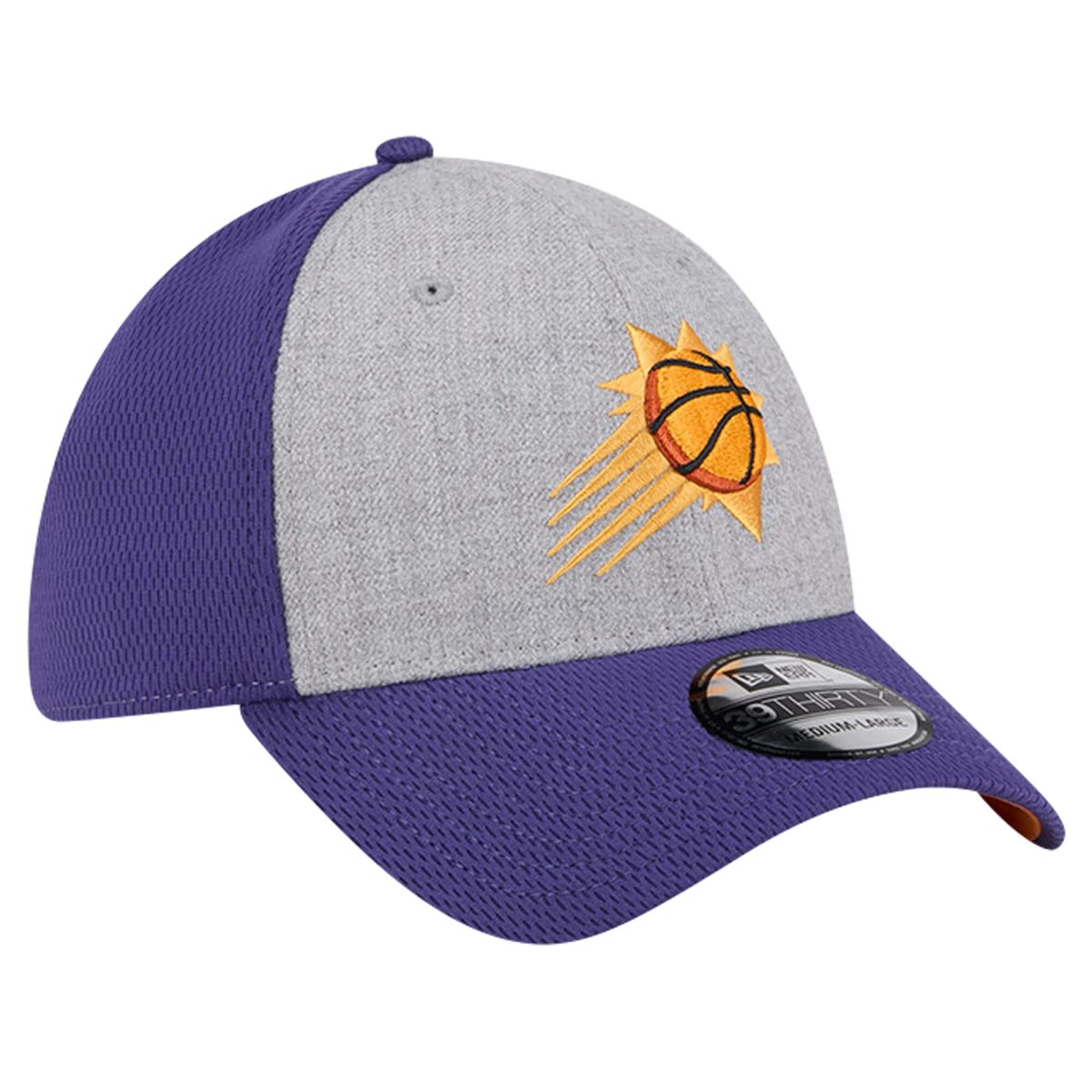 Phoenix Suns mens phoenix suns new era heather graypurple two-tone 39thirty flex hat Collection | Official Suns Shop
