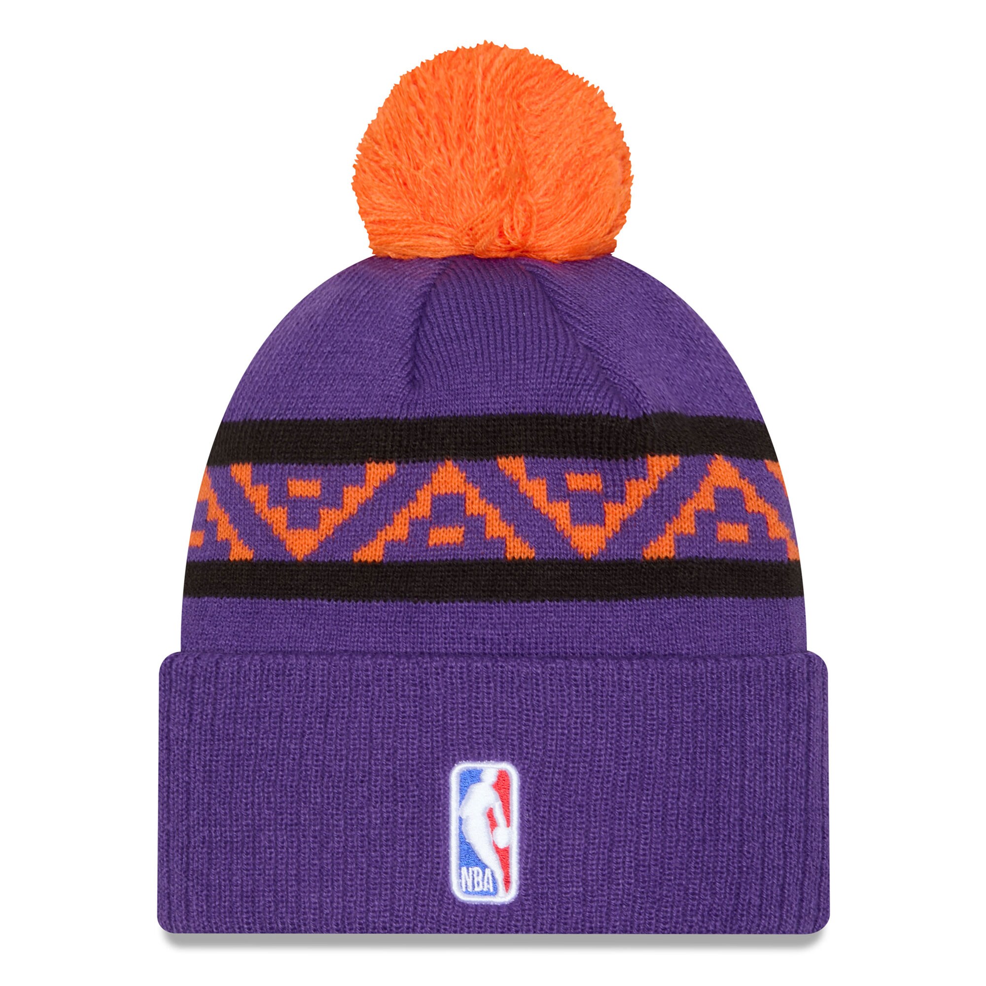Phoenix Suns mens phoenix suns new era purple 202425 city edition cuffed knit hat with pom Collection | Official Suns Shop