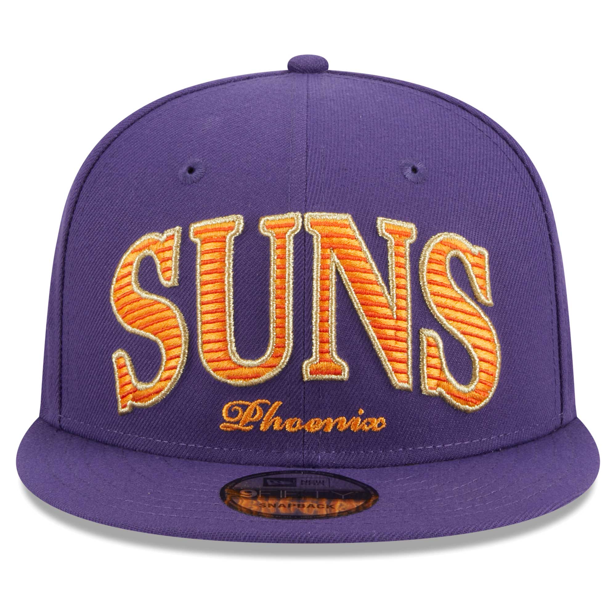 Phoenix Suns mens phoenix suns new era purple golden tall text 9fifty snapback hat Collection | Official Suns Shop