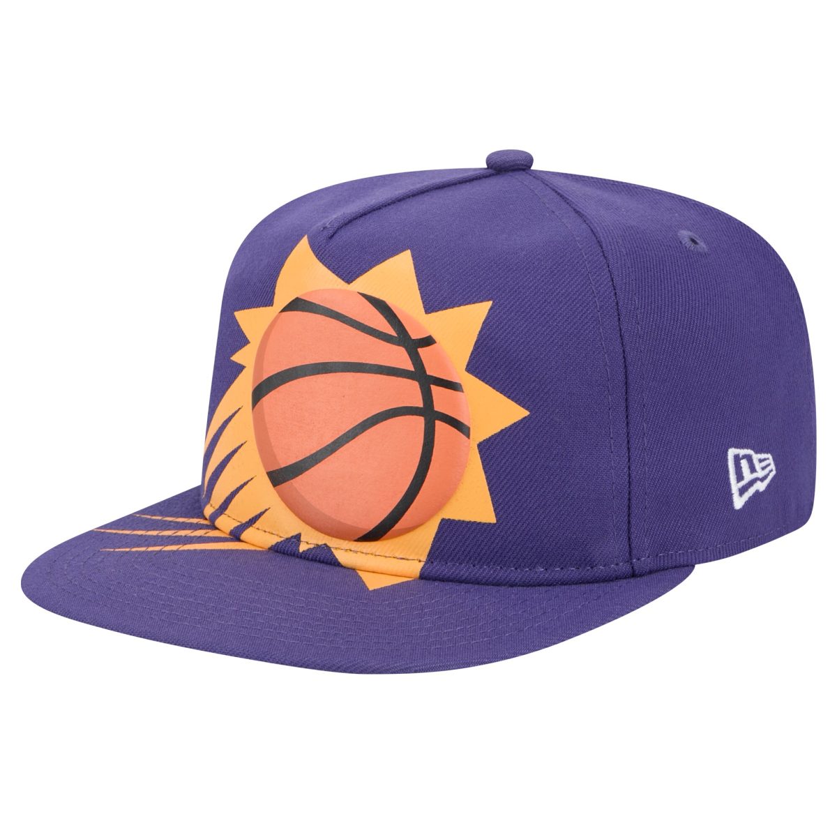 Phoenix Suns mens phoenix suns new era purple oversized puff print logo golfer snapback hat Collection | Official Suns Shop