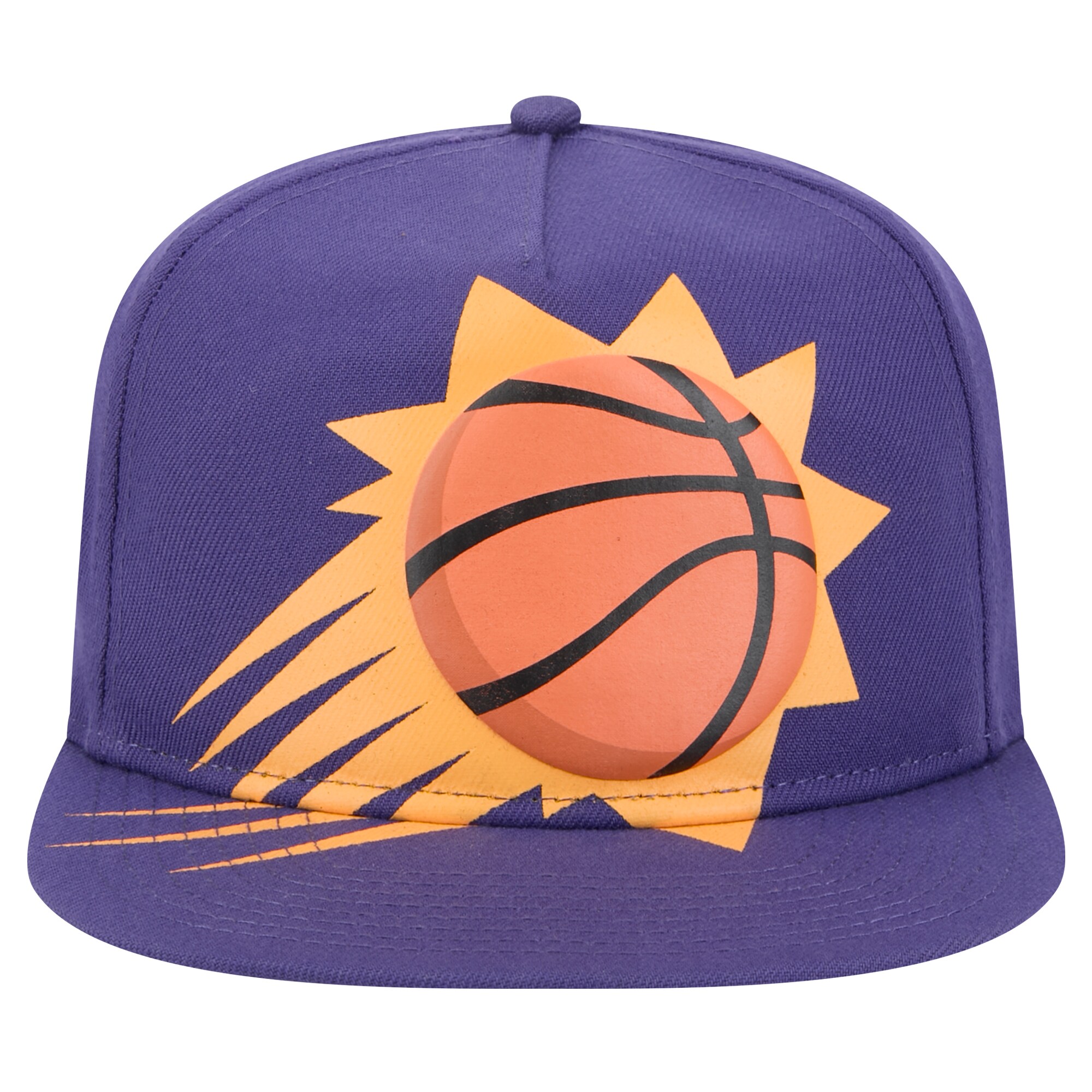 Phoenix Suns mens phoenix suns new era purple oversized puff print logo golfer snapback hat Collection | Official Suns Shop