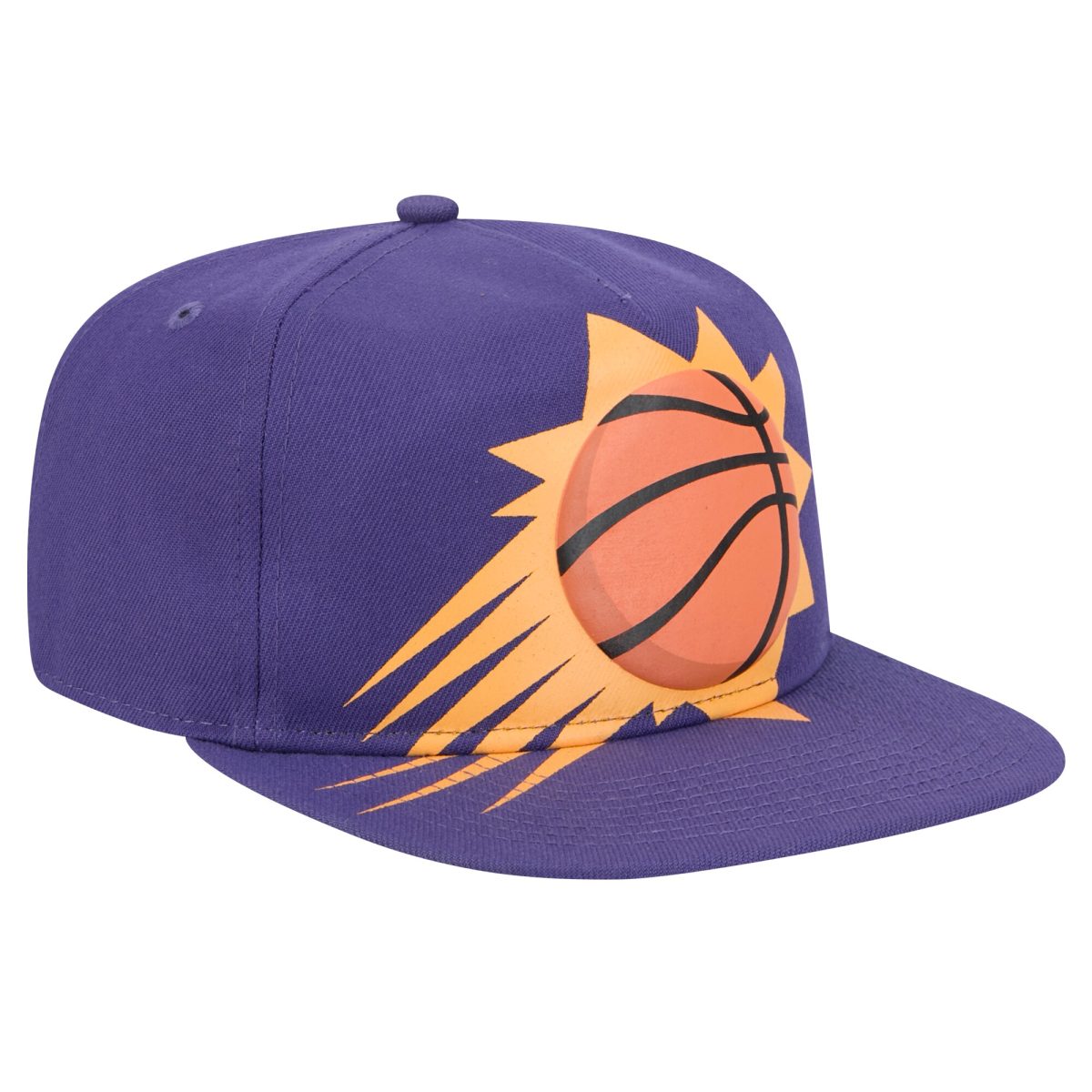 Phoenix Suns mens phoenix suns new era purple oversized puff print logo golfer snapback hat Collection | Official Suns Shop