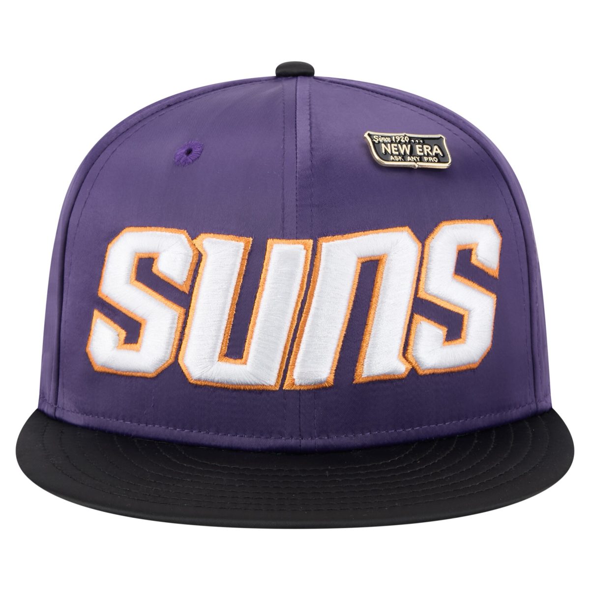 Phoenix Suns mens phoenix suns new era purpleblack throwback satin vintage pin two-tone 59fifty fitted hat Collection | Official Suns Shop
