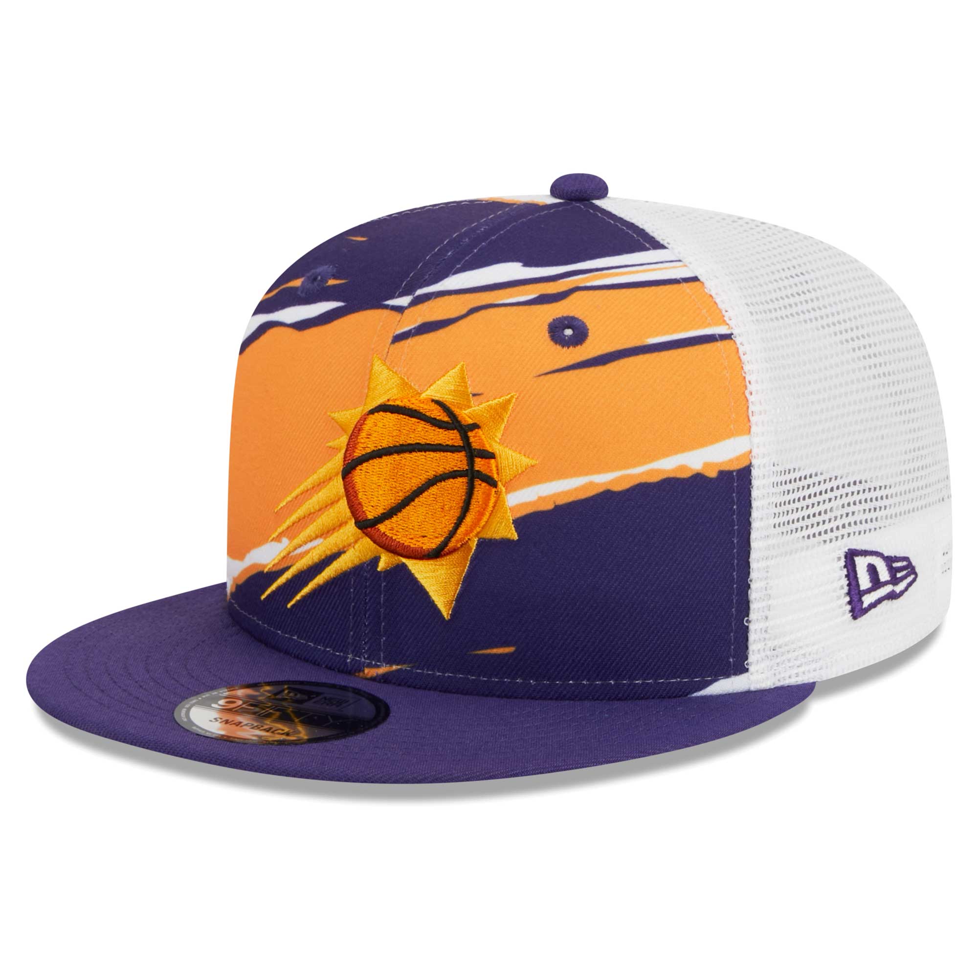 Phoenix Suns mens phoenix suns new era purplewhite tear trucker 9fifty adjustable hat Collection | Official Suns Shop