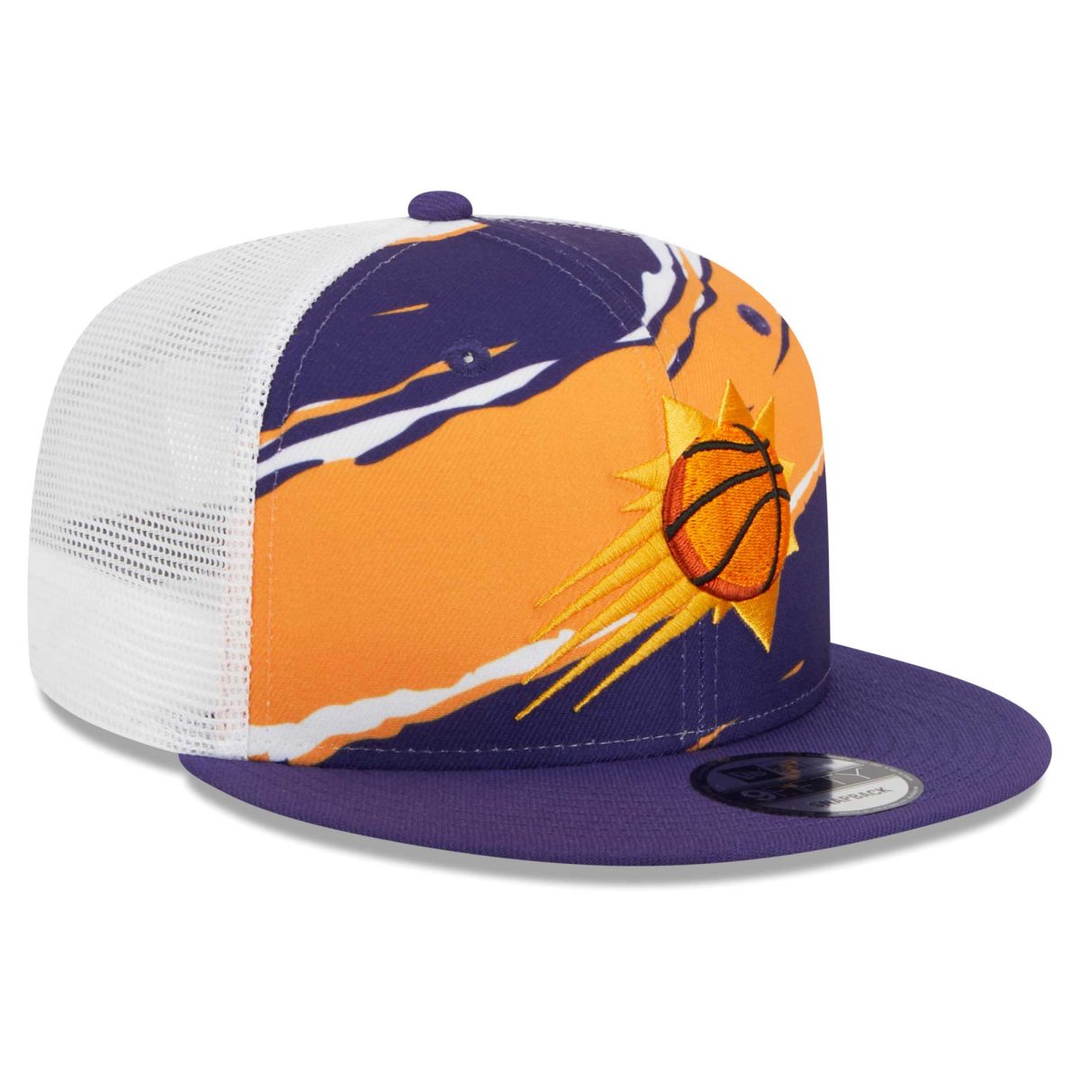 Phoenix Suns mens phoenix suns new era purplewhite tear trucker 9fifty adjustable hat Collection | Official Suns Shop