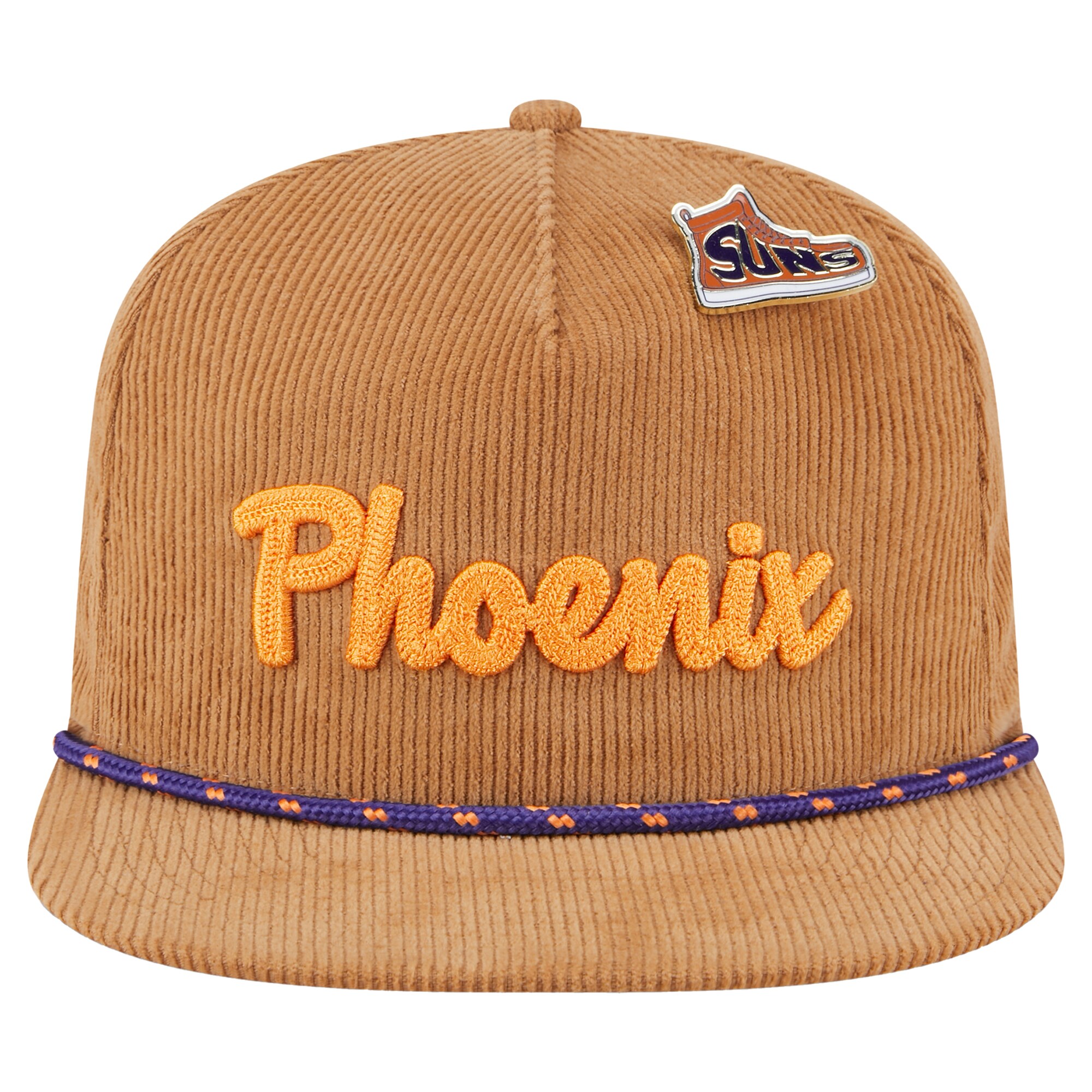Phoenix Suns mens phoenix suns new era tan victory grove corduroy sneaker pin golfer snapback hat Collection | Official Suns Shop