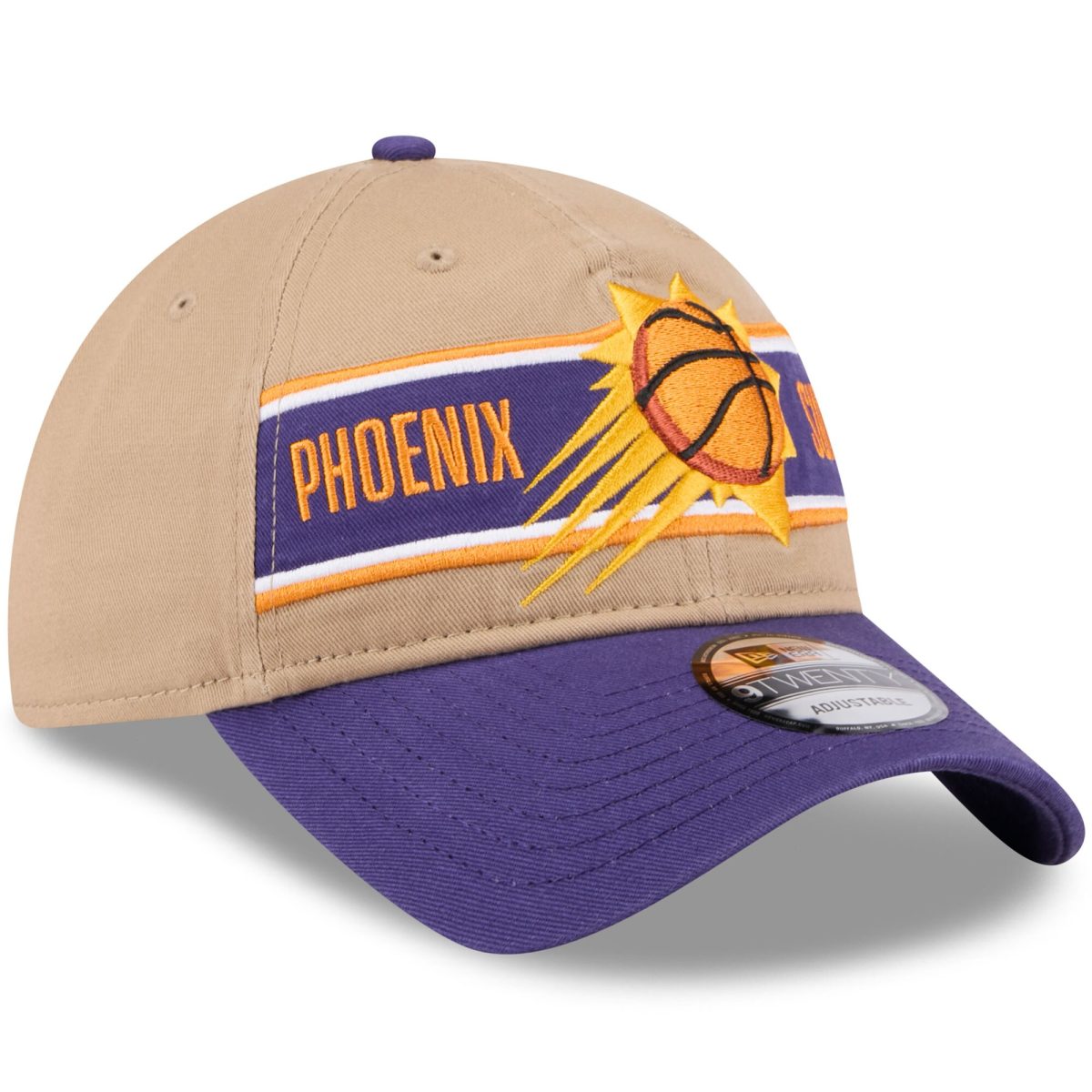 Phoenix Suns mens phoenix suns new era tanpurple 2024 nba draft 9twenty adjustable hat Collection | Official Suns Shop