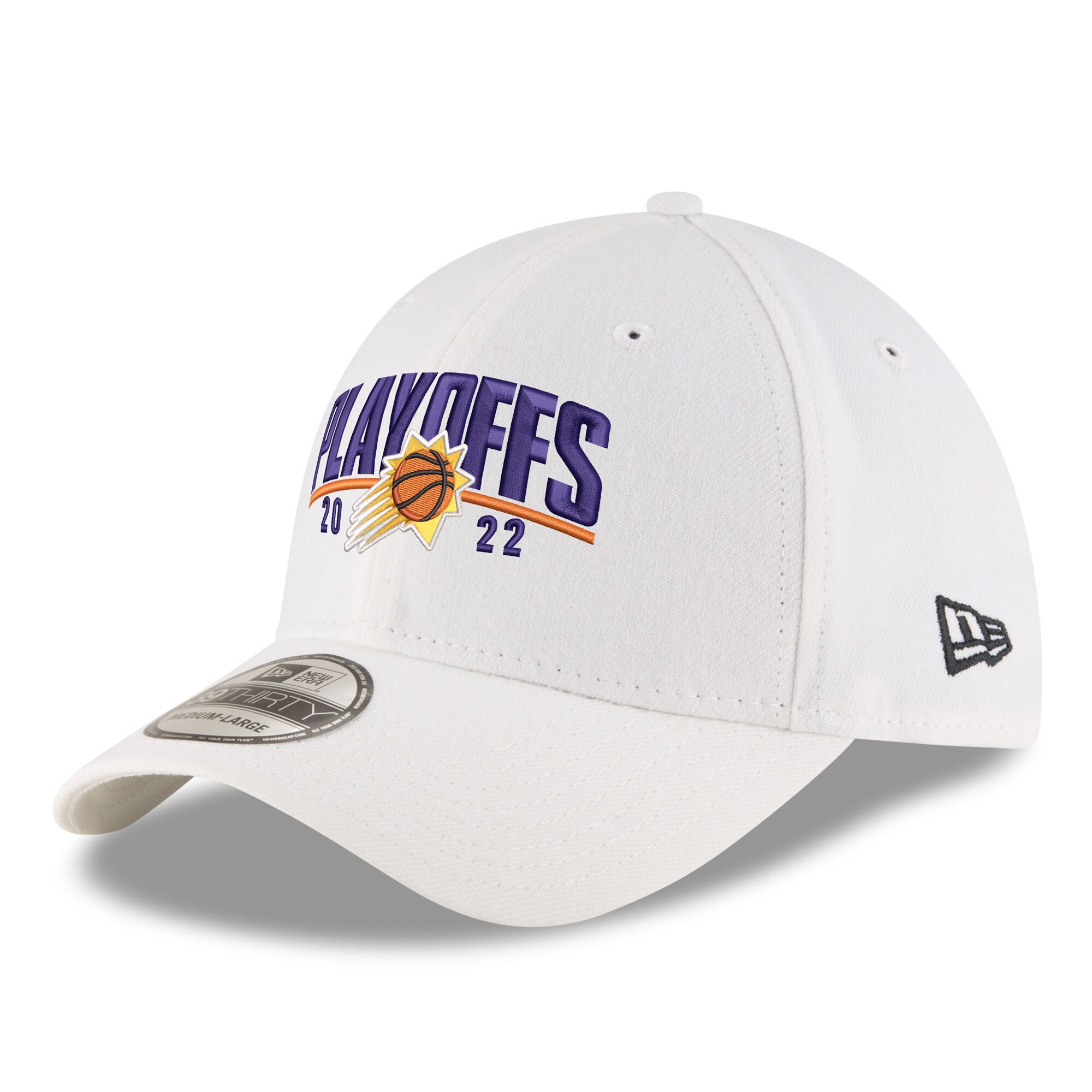 Phoenix Suns mens phoenix suns new era white 2022 nba playoffs arch 39thirty flex hat Collection | Official Suns Shop