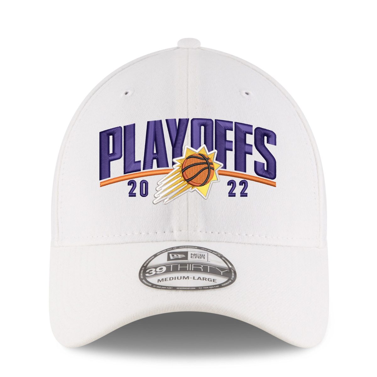 Phoenix Suns mens phoenix suns new era white 2022 nba playoffs arch 39thirty flex hat Collection | Official Suns Shop