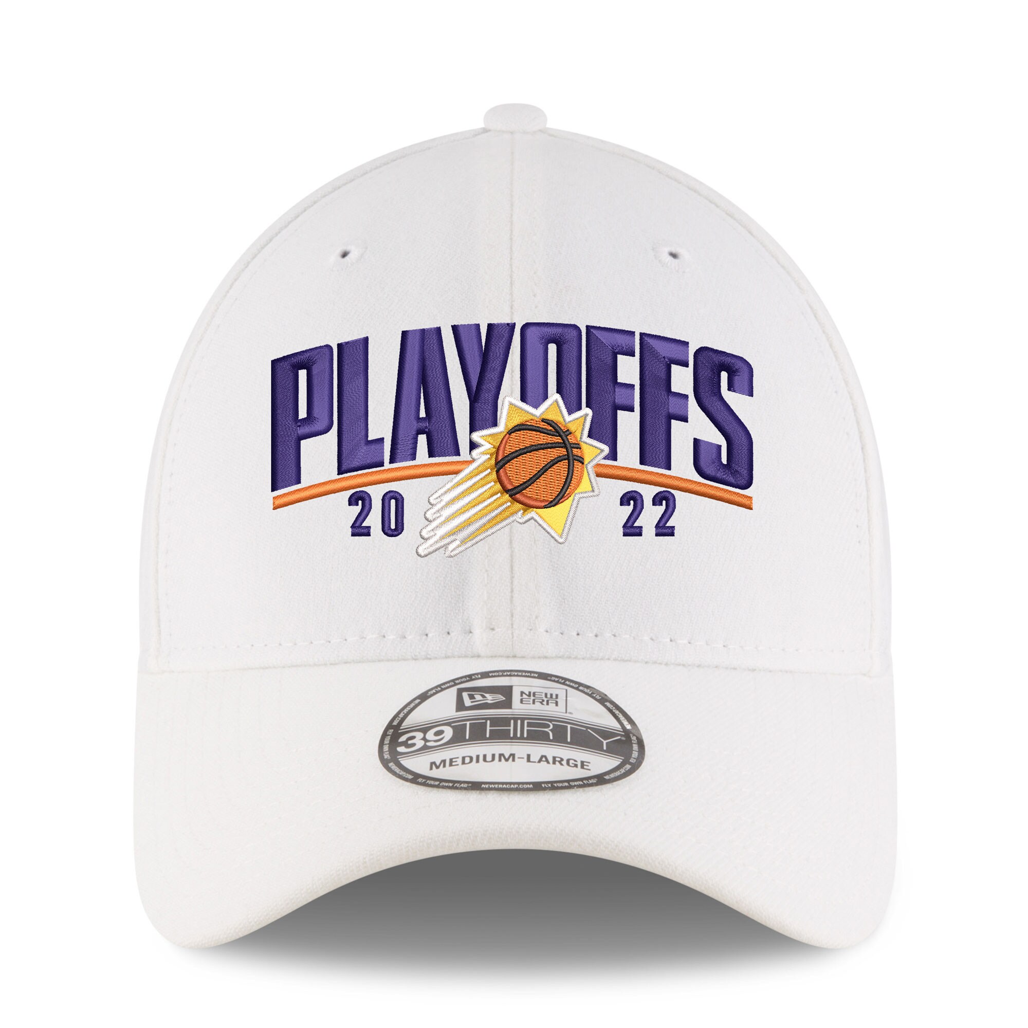 Phoenix Suns mens phoenix suns new era white 2022 nba playoffs arch 39thirty flex hat Collection | Official Suns Shop