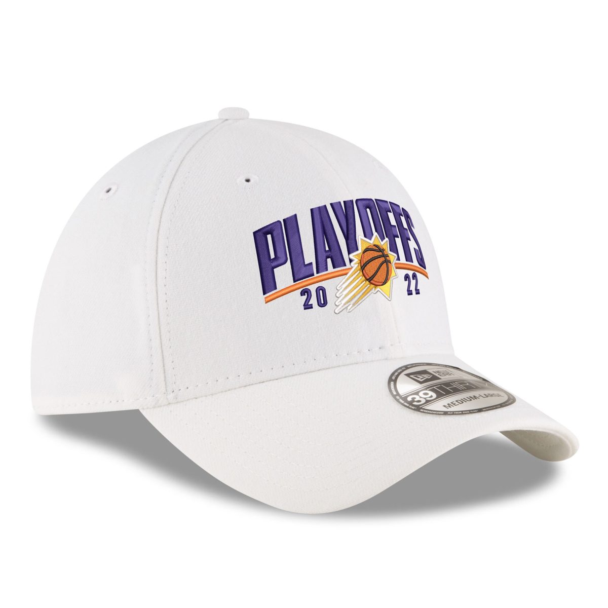 Phoenix Suns mens phoenix suns new era white 2022 nba playoffs arch 39thirty flex hat Collection | Official Suns Shop