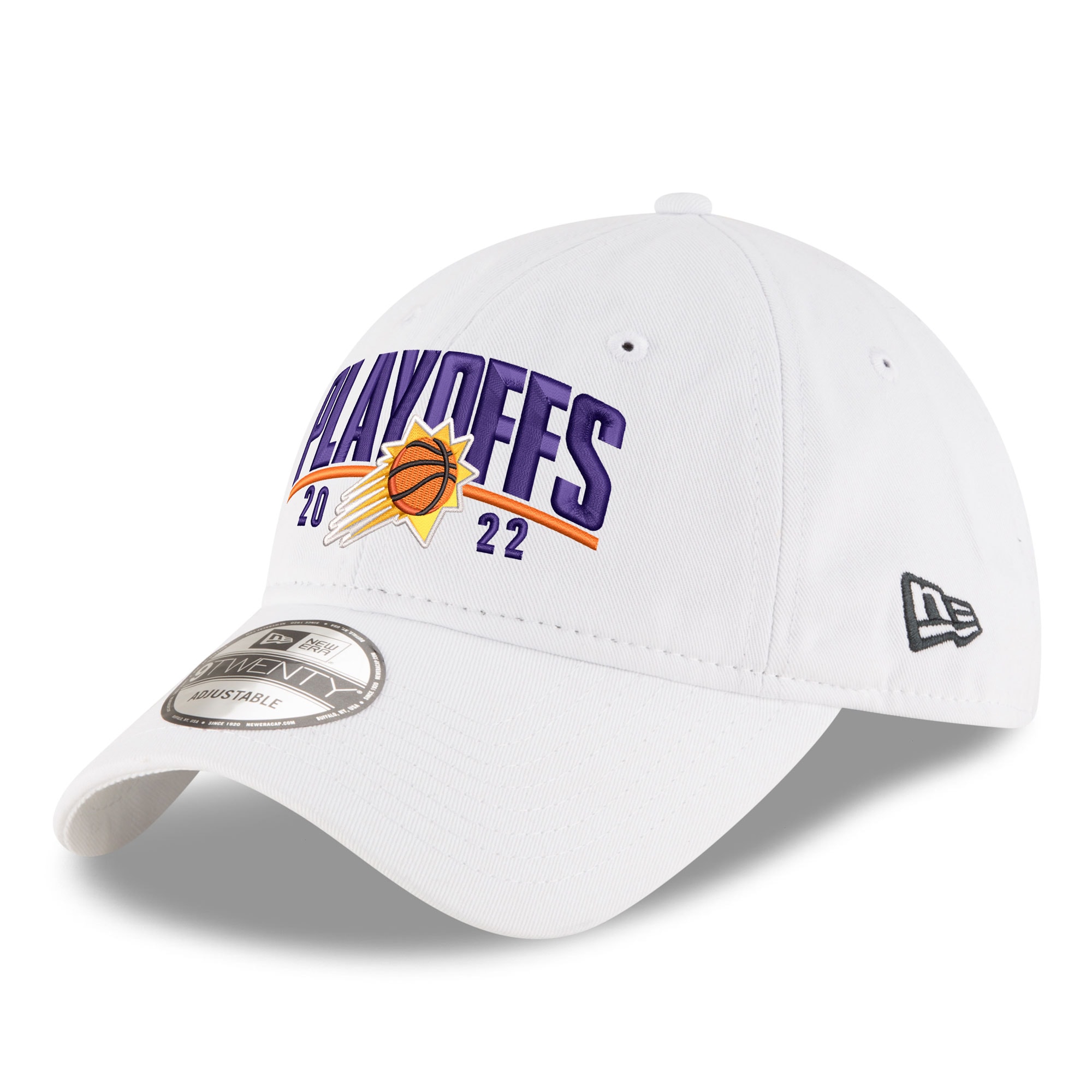 Phoenix Suns mens phoenix suns new era white 2022 nba playoffs arch 9twenty adjustable hat Collection | Official Suns Shop